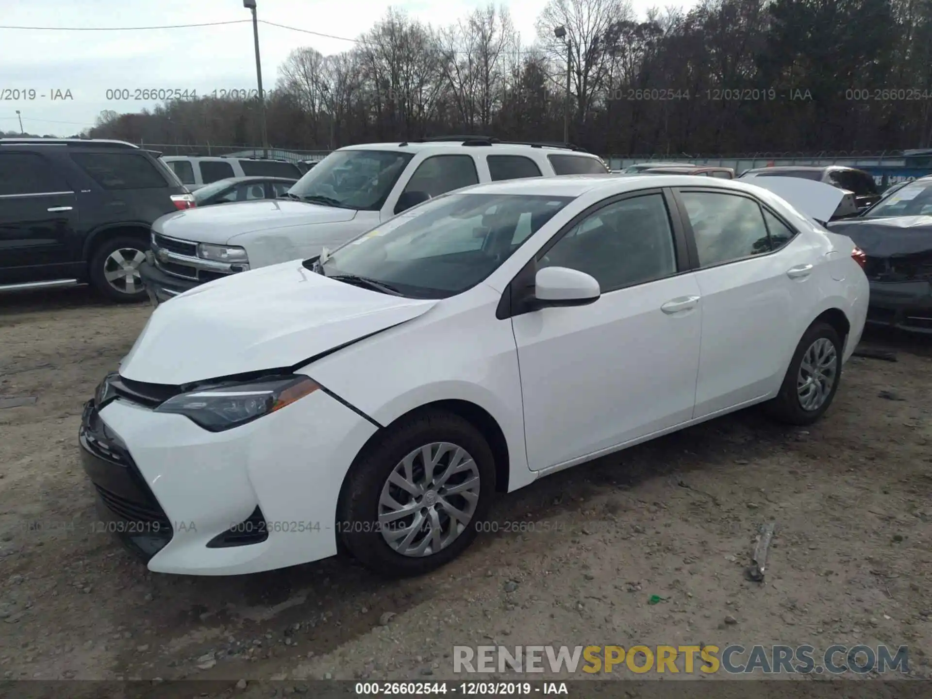 2 Photograph of a damaged car 2T1BURHE7KC204174 TOYOTA COROLLA 2019