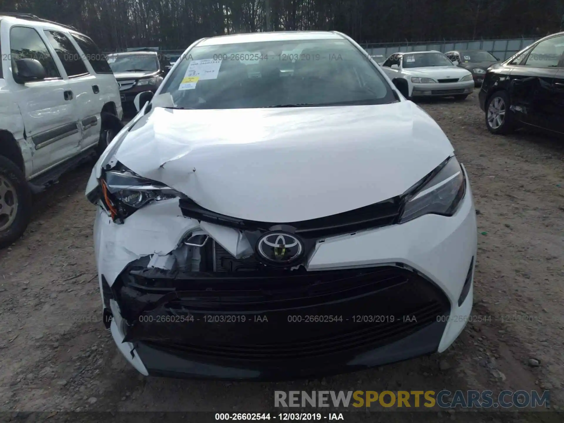 6 Photograph of a damaged car 2T1BURHE7KC204174 TOYOTA COROLLA 2019