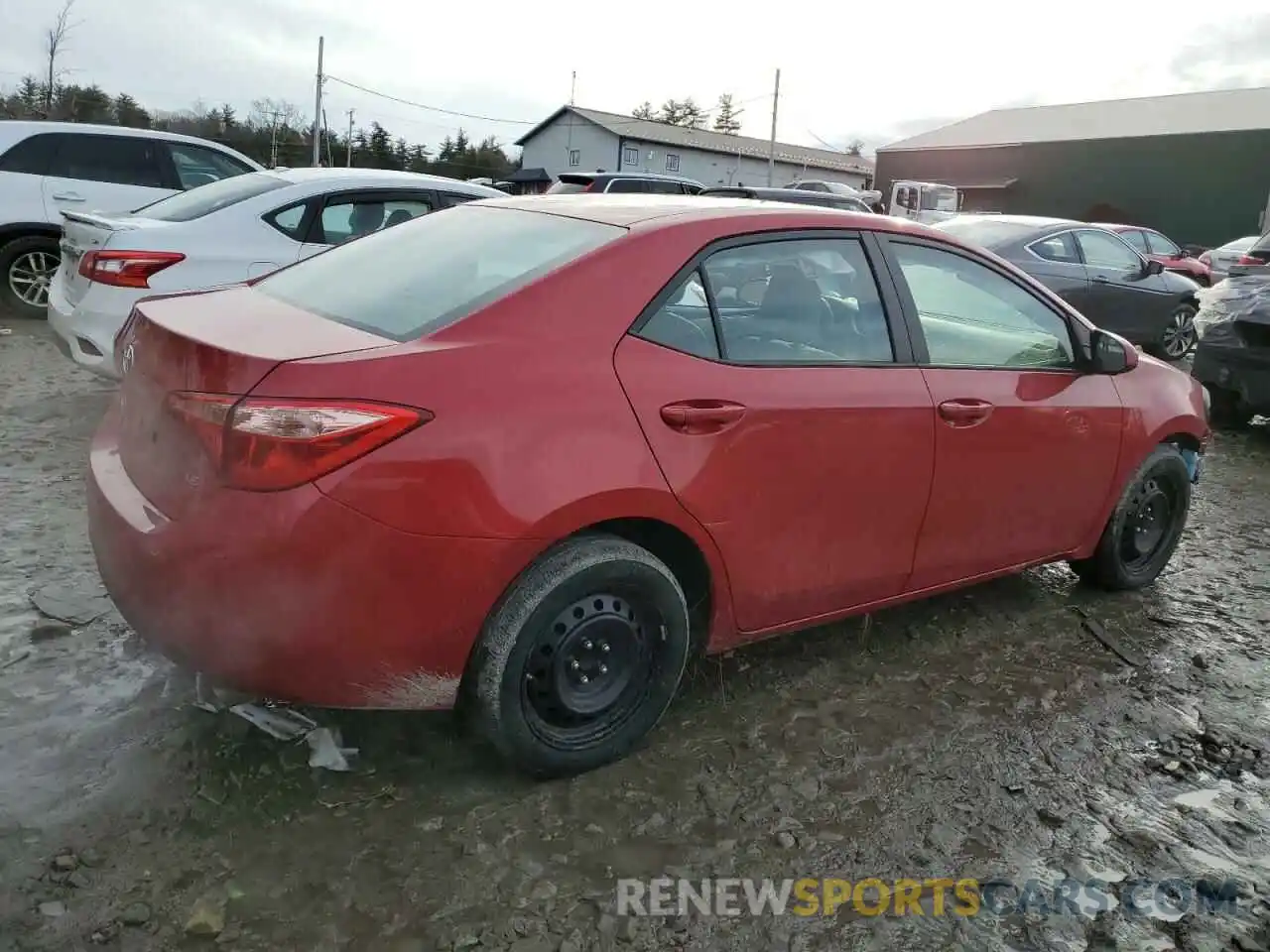 3 Photograph of a damaged car 2T1BURHE7KC204529 TOYOTA COROLLA 2019