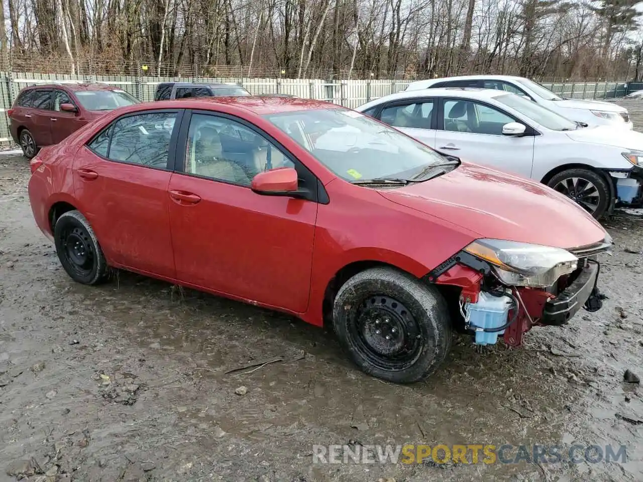 4 Photograph of a damaged car 2T1BURHE7KC204529 TOYOTA COROLLA 2019