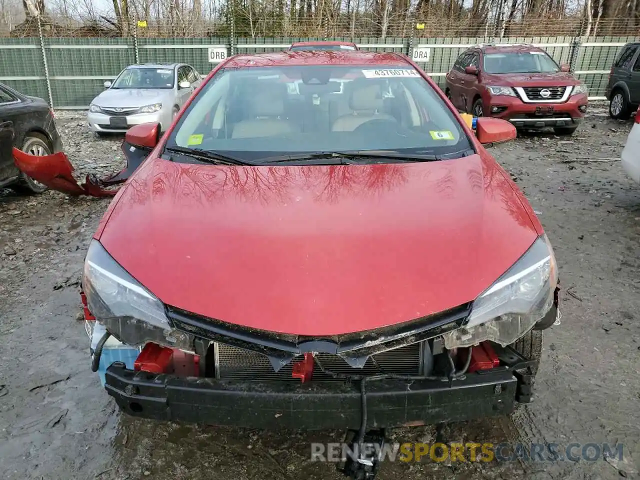 5 Photograph of a damaged car 2T1BURHE7KC204529 TOYOTA COROLLA 2019