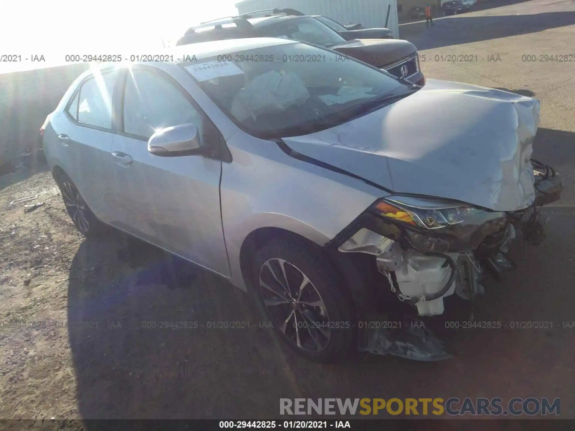 1 Photograph of a damaged car 2T1BURHE7KC204692 TOYOTA COROLLA 2019