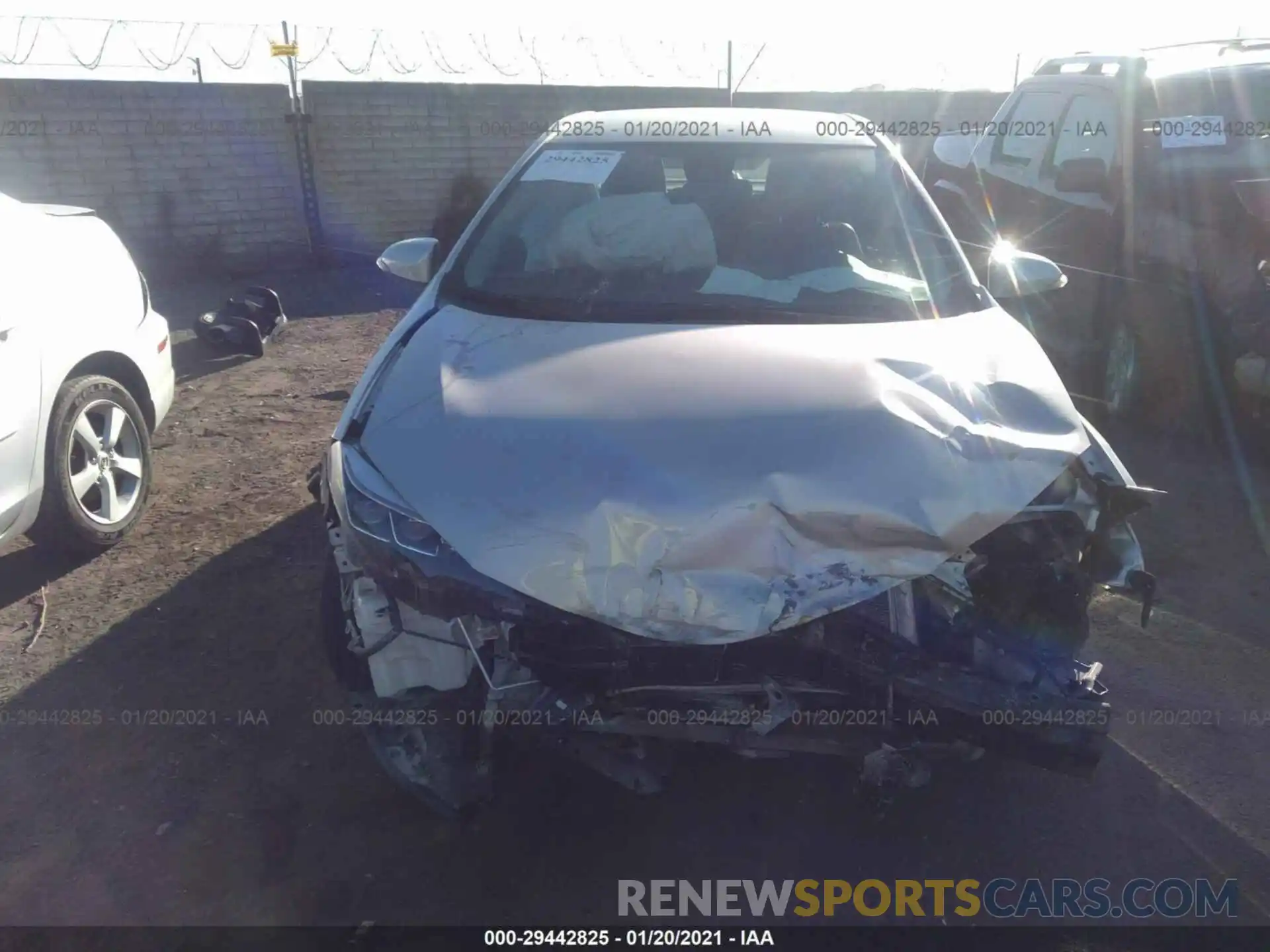 6 Photograph of a damaged car 2T1BURHE7KC204692 TOYOTA COROLLA 2019