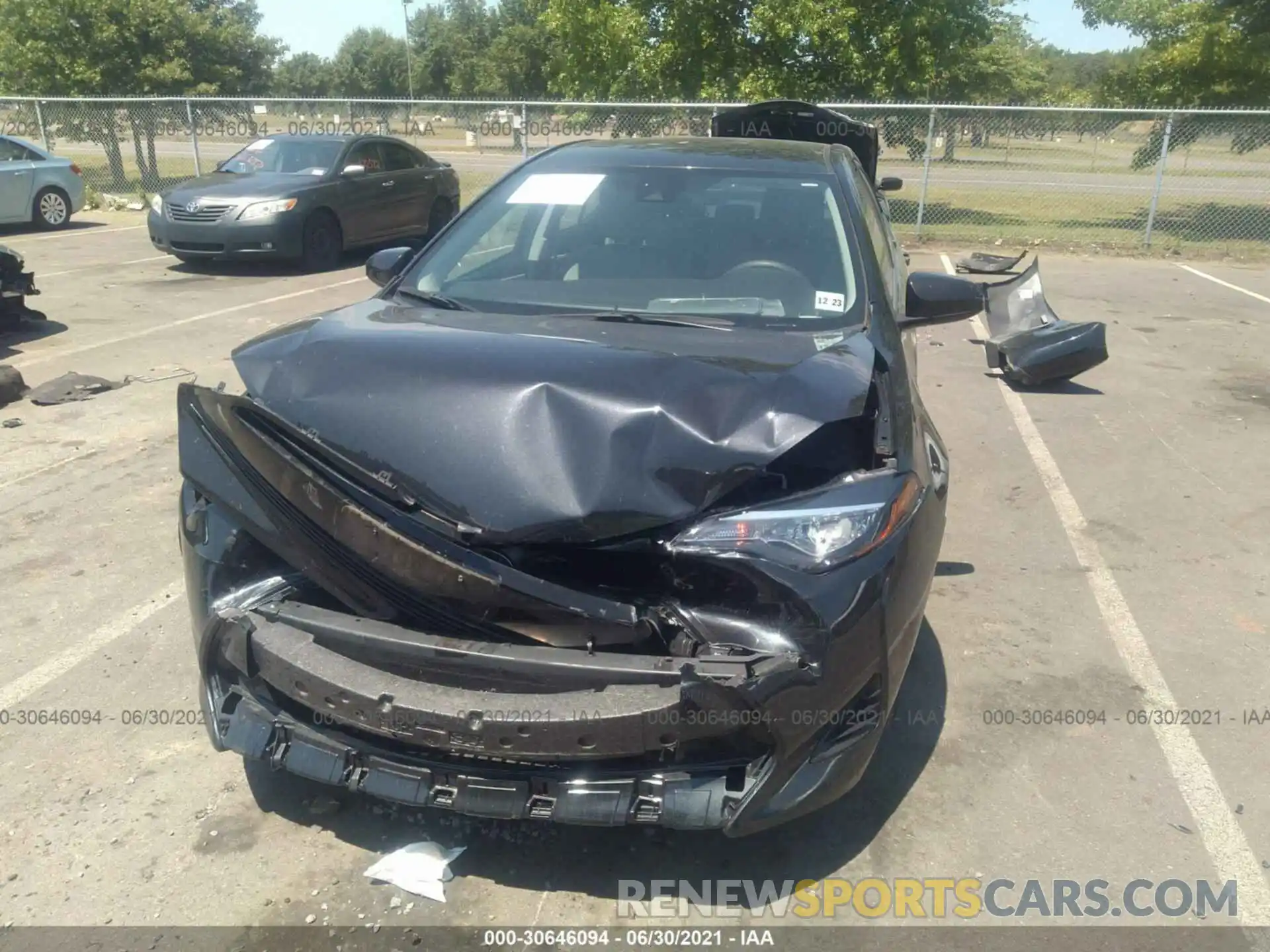 6 Photograph of a damaged car 2T1BURHE7KC204787 TOYOTA COROLLA 2019