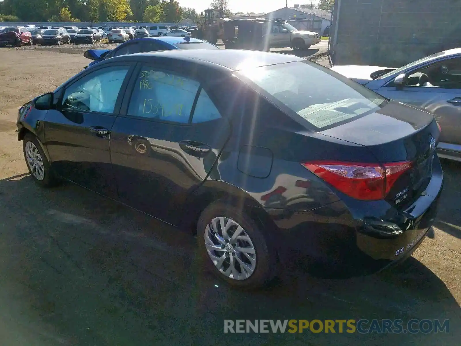 3 Photograph of a damaged car 2T1BURHE7KC205244 TOYOTA COROLLA 2019