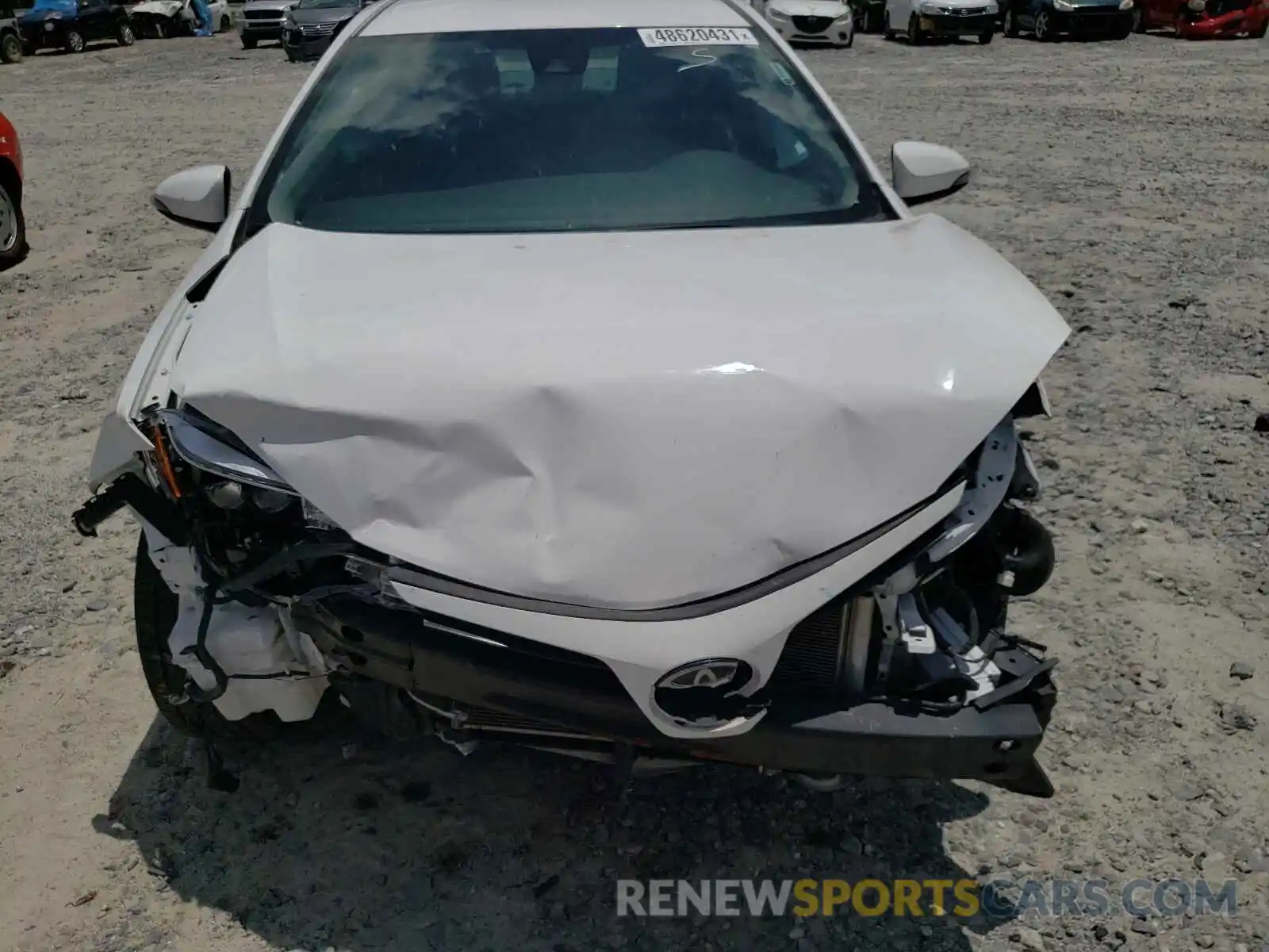 7 Photograph of a damaged car 2T1BURHE7KC205924 TOYOTA COROLLA 2019