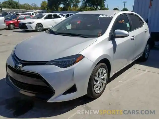 2 Photograph of a damaged car 2T1BURHE7KC205938 TOYOTA COROLLA 2019