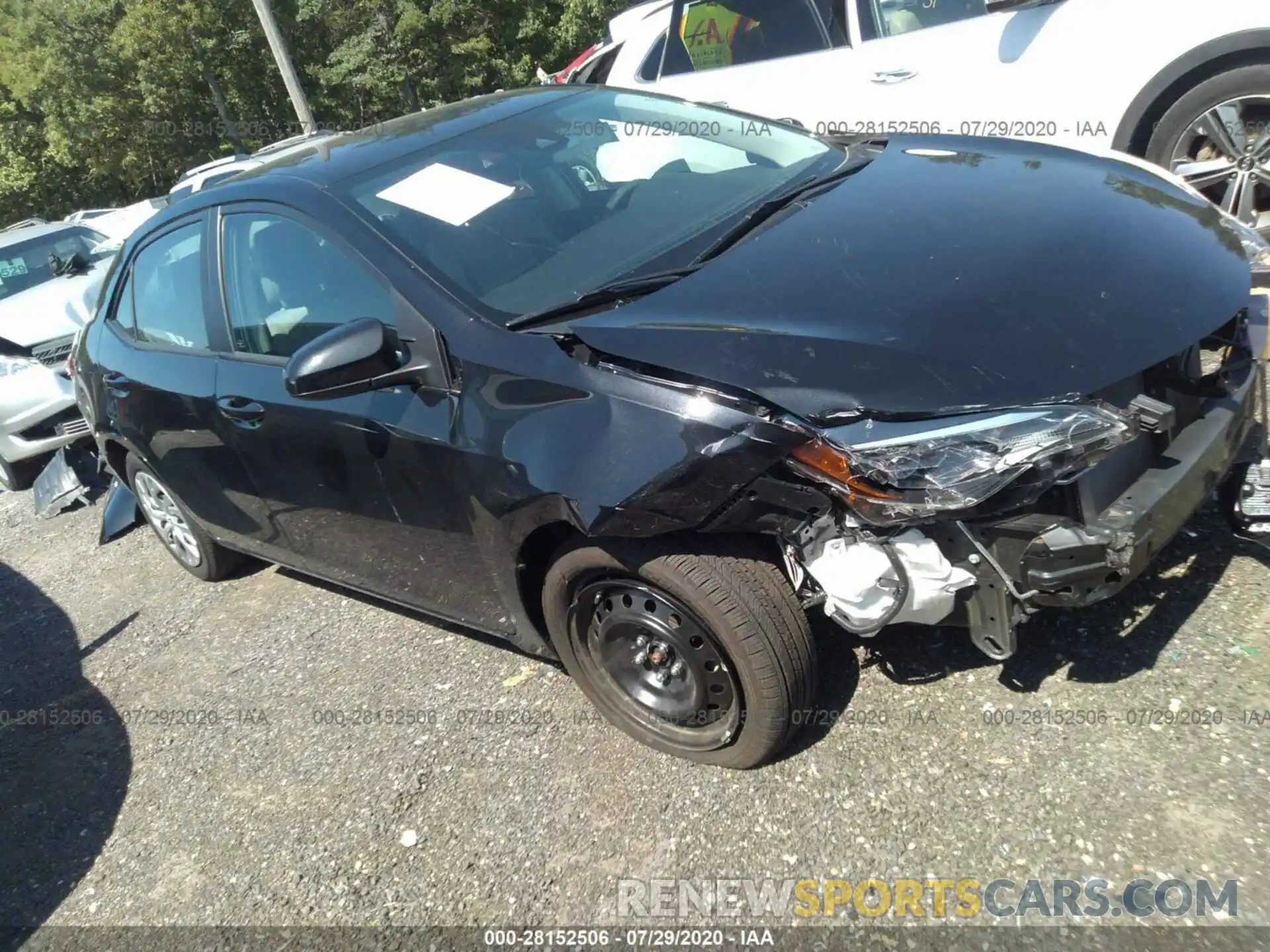 1 Photograph of a damaged car 2T1BURHE7KC206877 TOYOTA COROLLA 2019