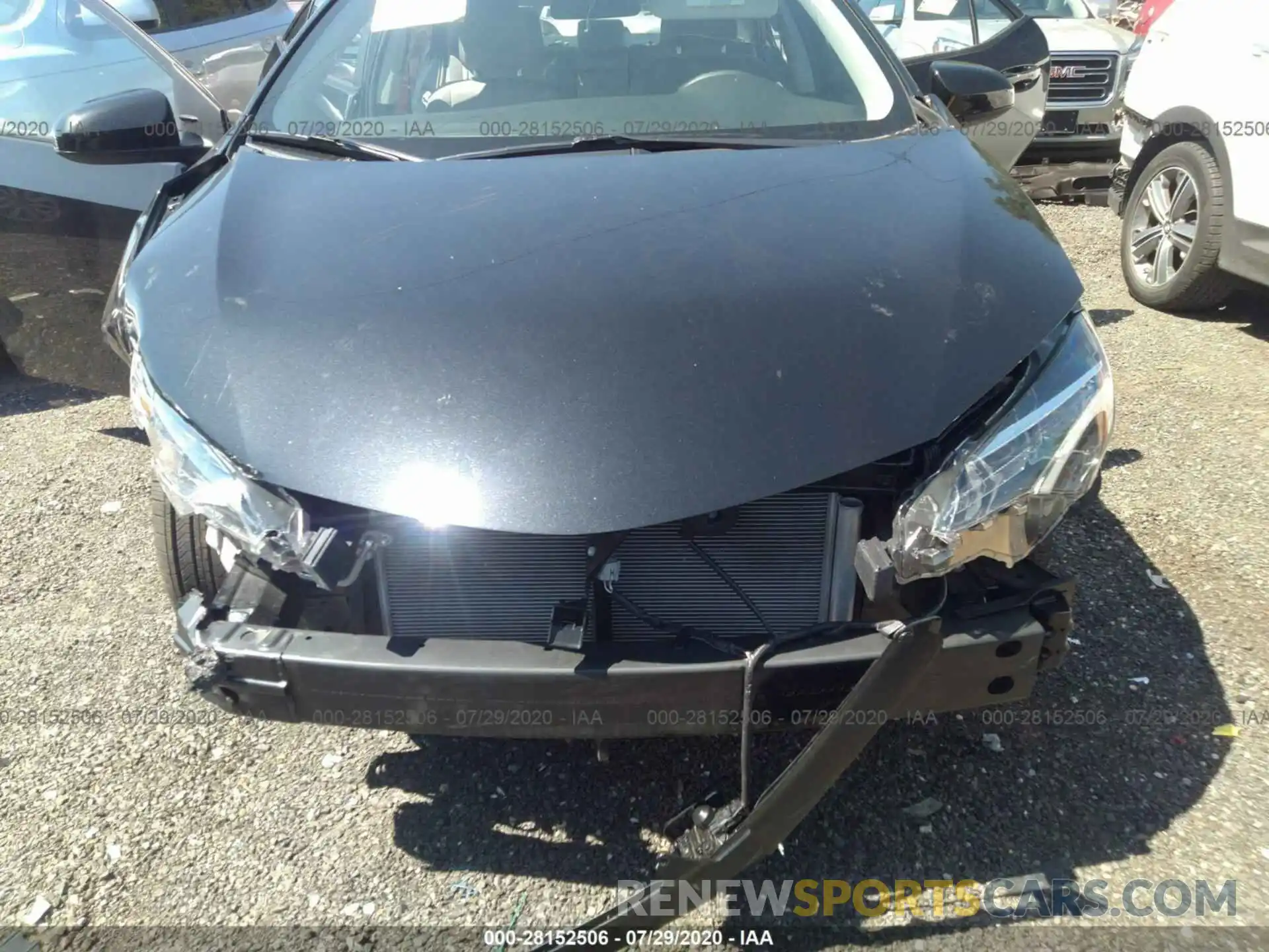 6 Photograph of a damaged car 2T1BURHE7KC206877 TOYOTA COROLLA 2019