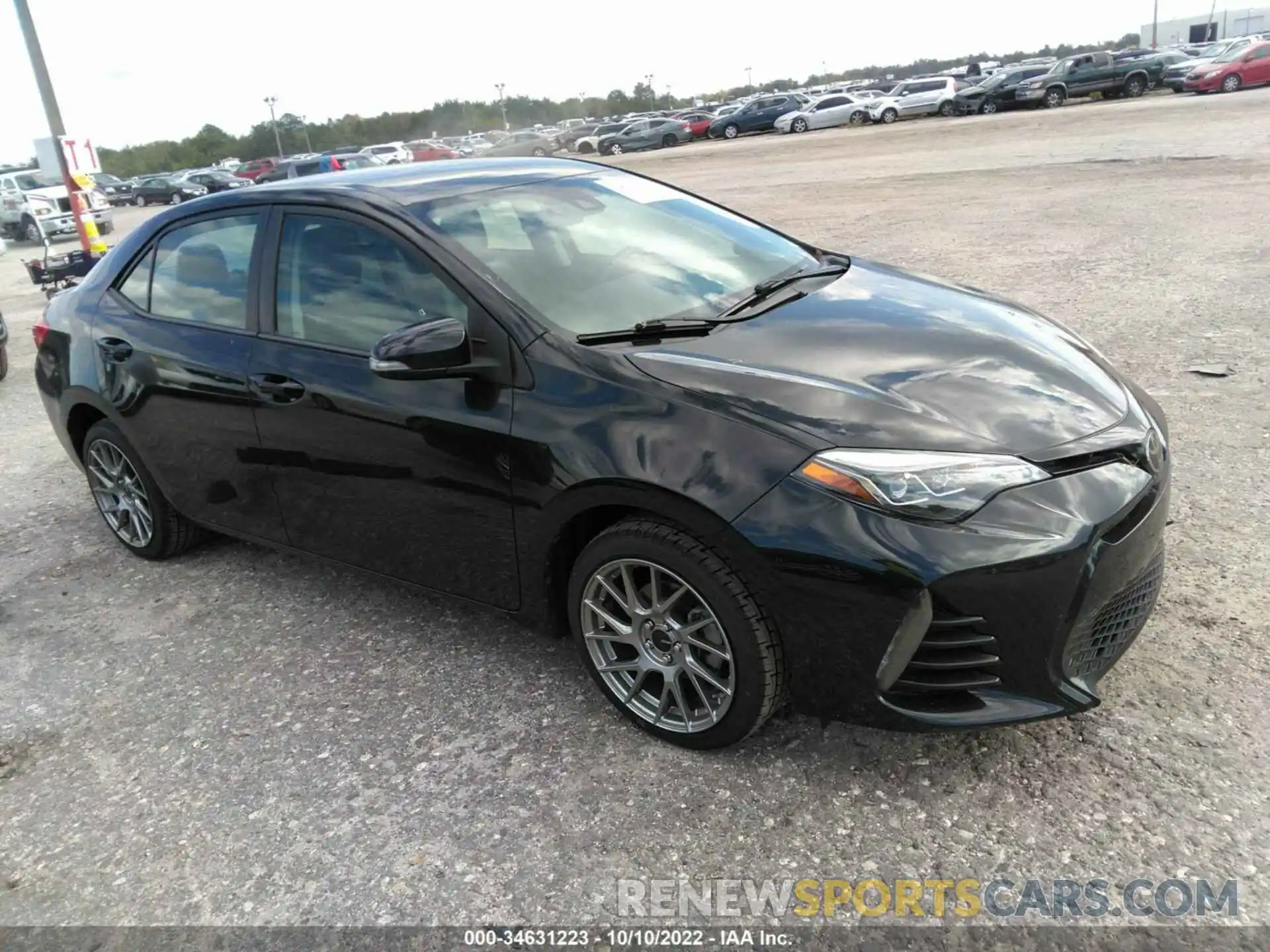 1 Photograph of a damaged car 2T1BURHE7KC206944 TOYOTA COROLLA 2019