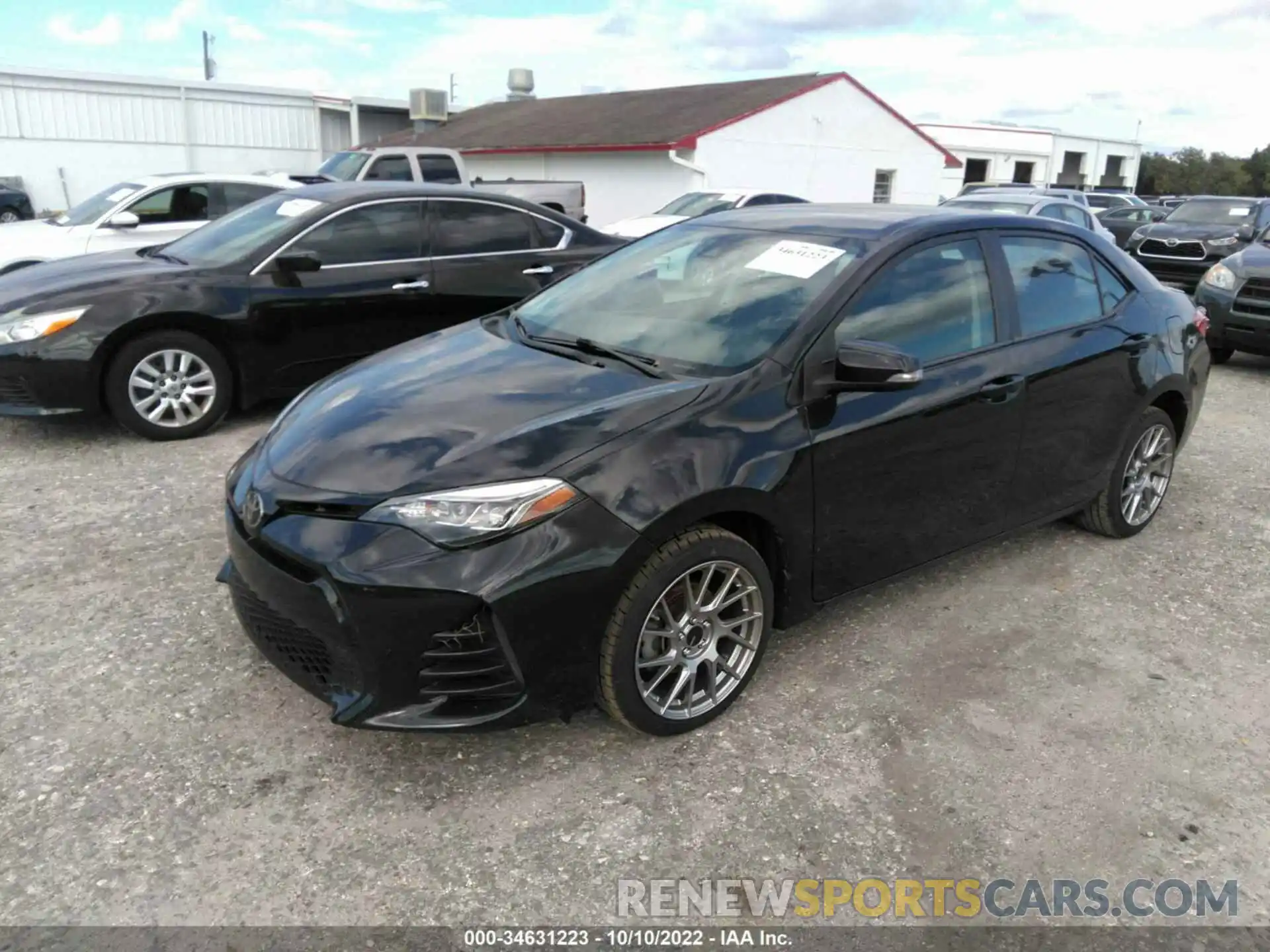 2 Photograph of a damaged car 2T1BURHE7KC206944 TOYOTA COROLLA 2019