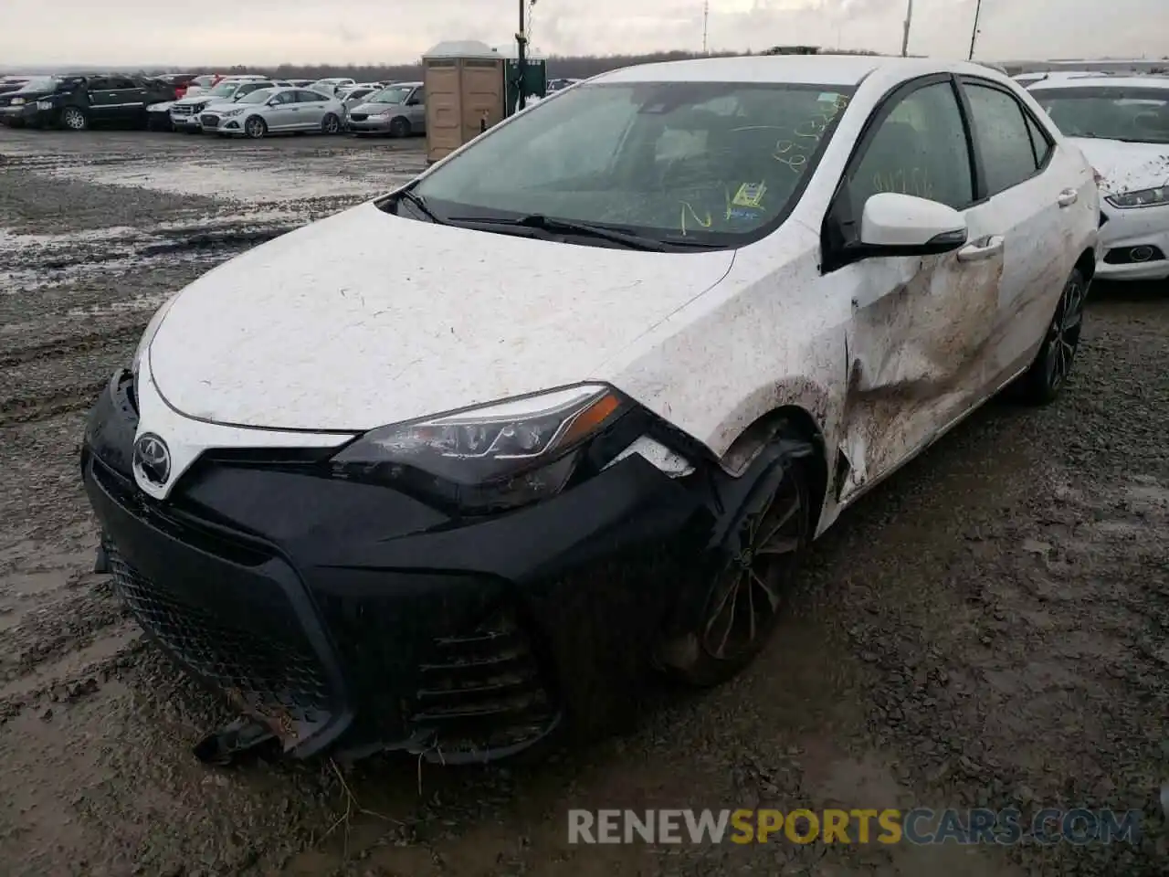 2 Photograph of a damaged car 2T1BURHE7KC207737 TOYOTA COROLLA 2019