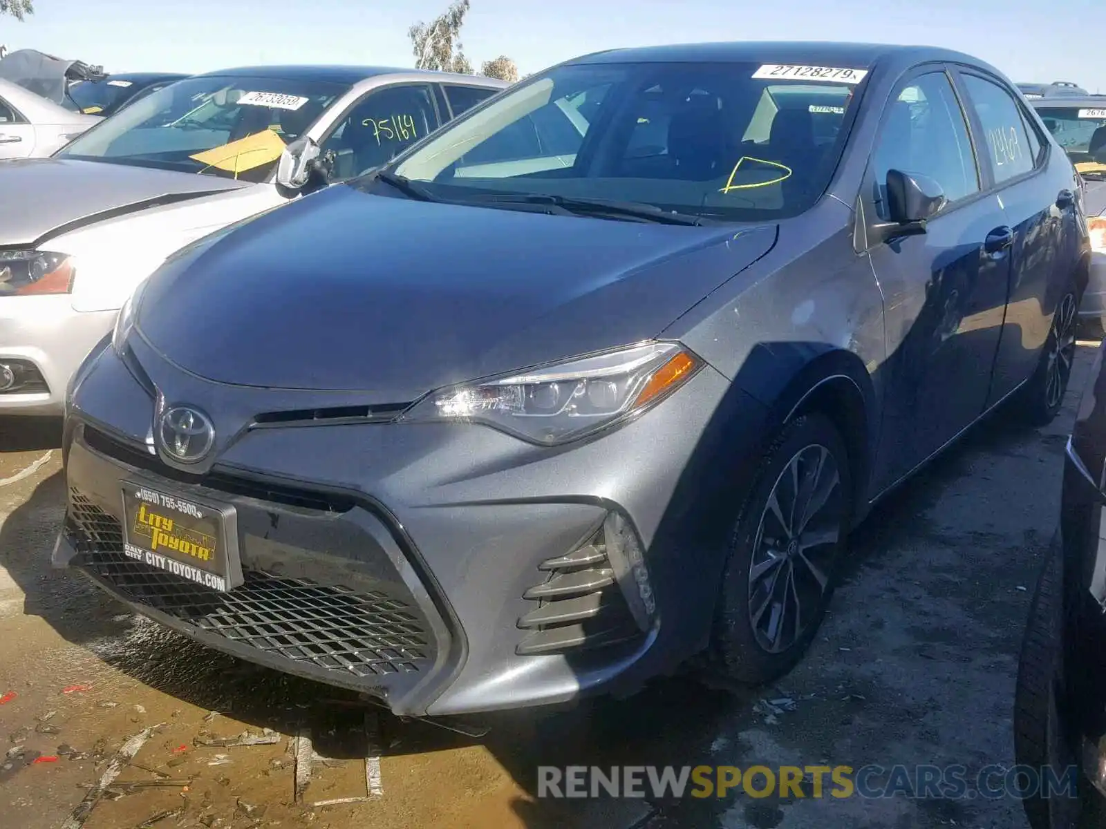 2 Photograph of a damaged car 2T1BURHE7KC207902 TOYOTA COROLLA 2019