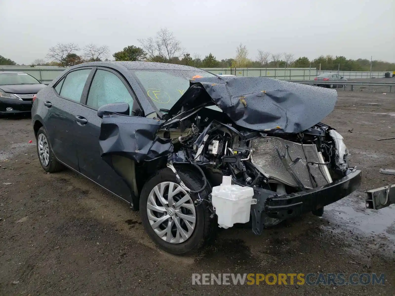 1 Photograph of a damaged car 2T1BURHE7KC208340 TOYOTA COROLLA 2019