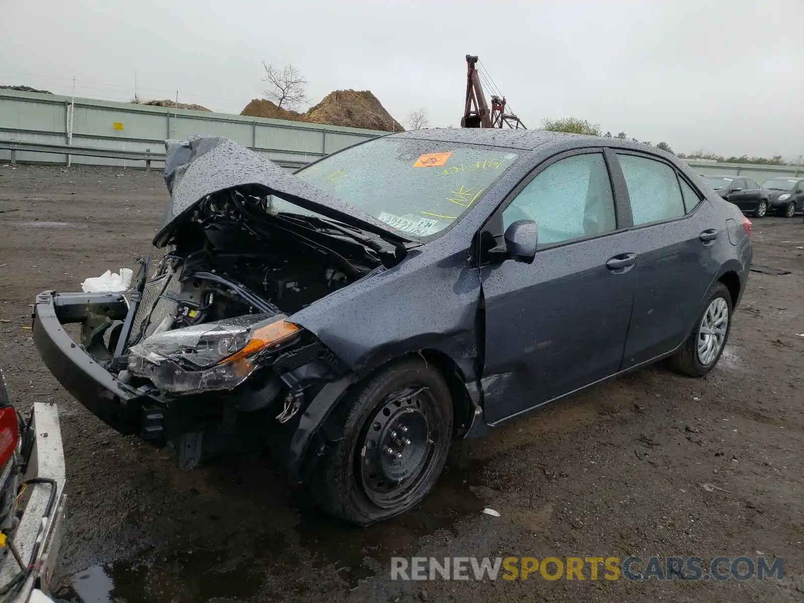 2 Photograph of a damaged car 2T1BURHE7KC208340 TOYOTA COROLLA 2019