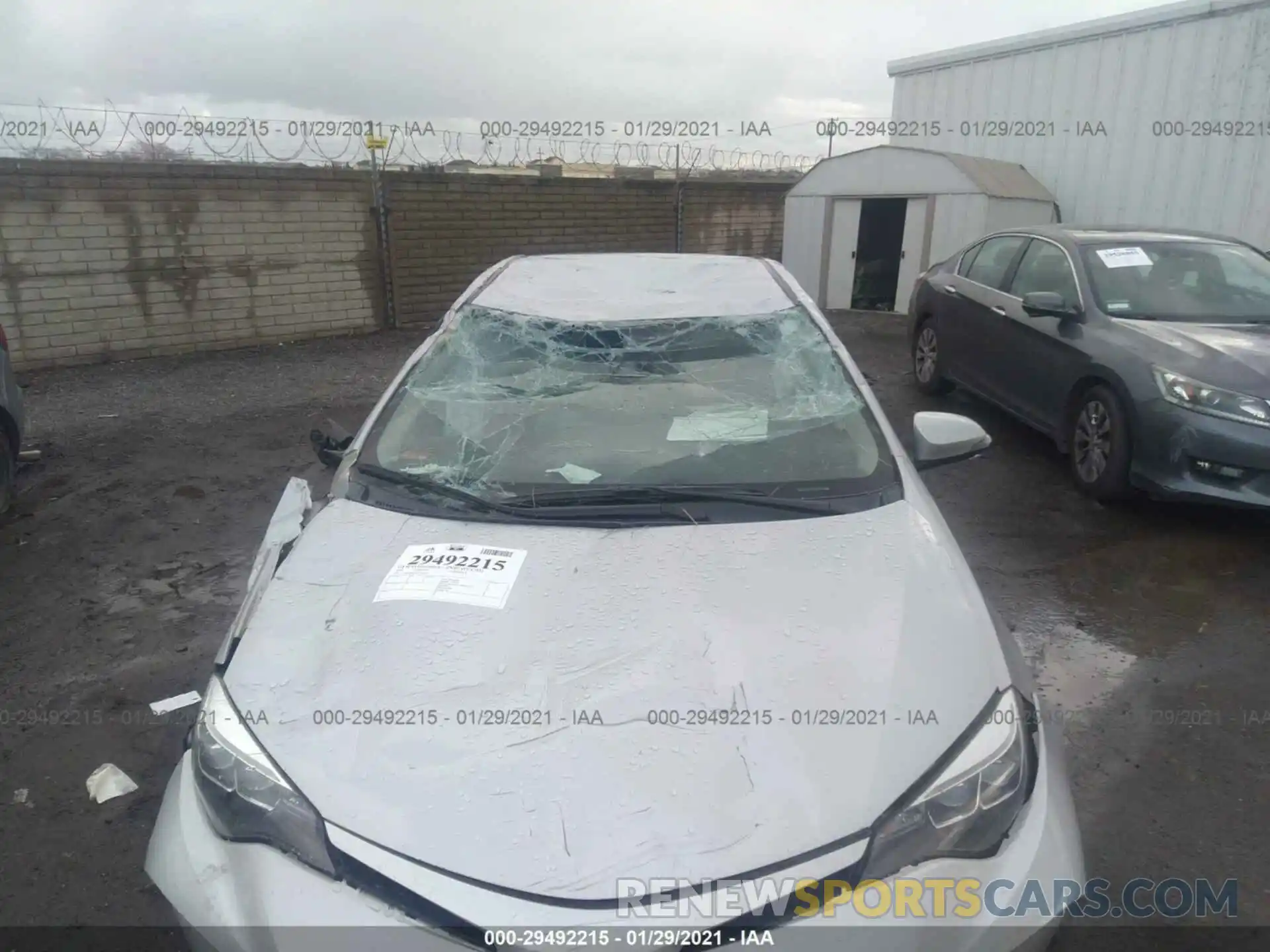 6 Photograph of a damaged car 2T1BURHE7KC208399 TOYOTA COROLLA 2019