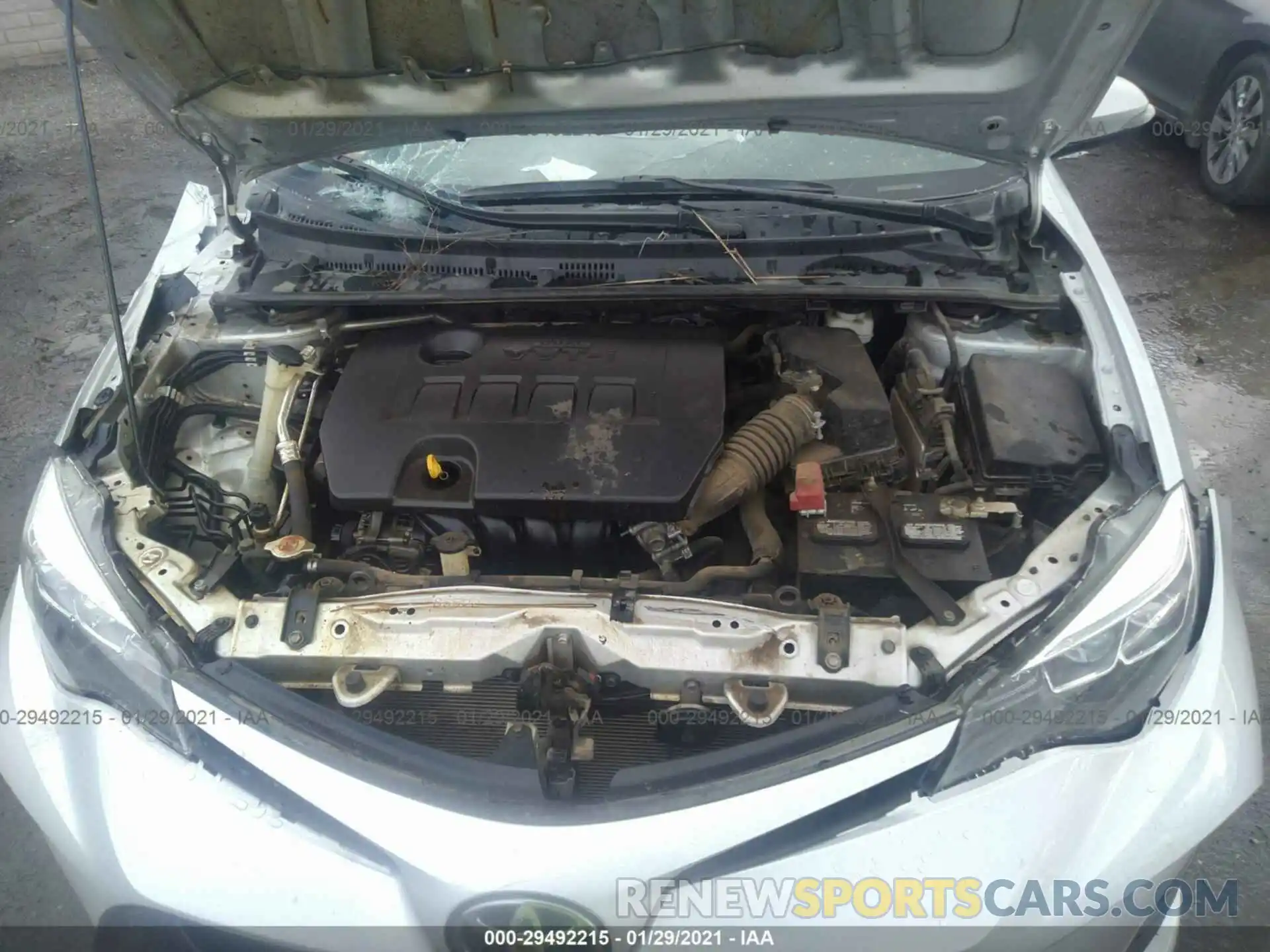 9 Photograph of a damaged car 2T1BURHE7KC208399 TOYOTA COROLLA 2019