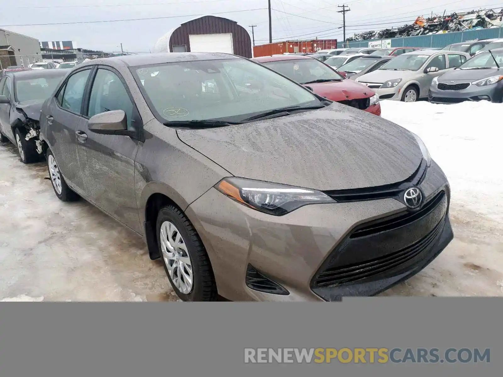 1 Photograph of a damaged car 2T1BURHE7KC208967 TOYOTA COROLLA 2019