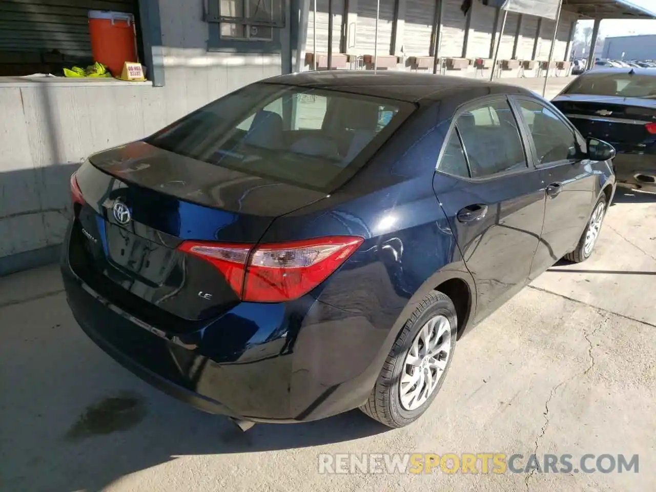 4 Photograph of a damaged car 2T1BURHE7KC209133 TOYOTA COROLLA 2019