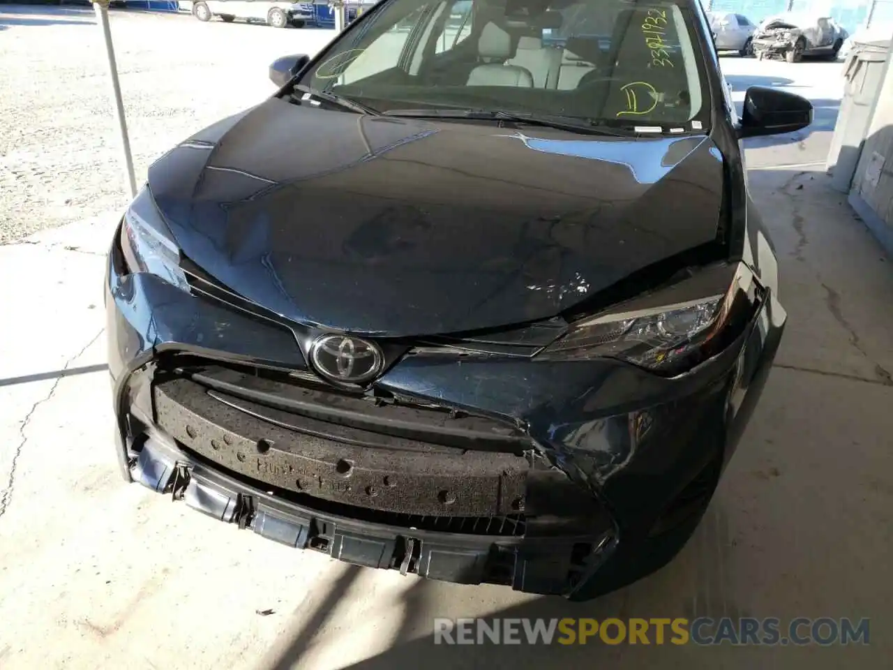 9 Photograph of a damaged car 2T1BURHE7KC209133 TOYOTA COROLLA 2019