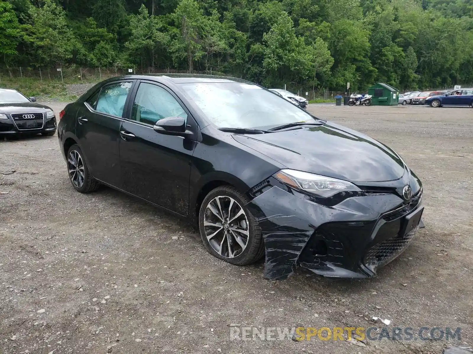 1 Photograph of a damaged car 2T1BURHE7KC209696 TOYOTA COROLLA 2019