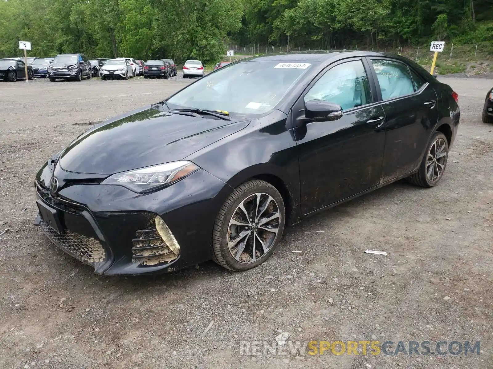 2 Photograph of a damaged car 2T1BURHE7KC209696 TOYOTA COROLLA 2019