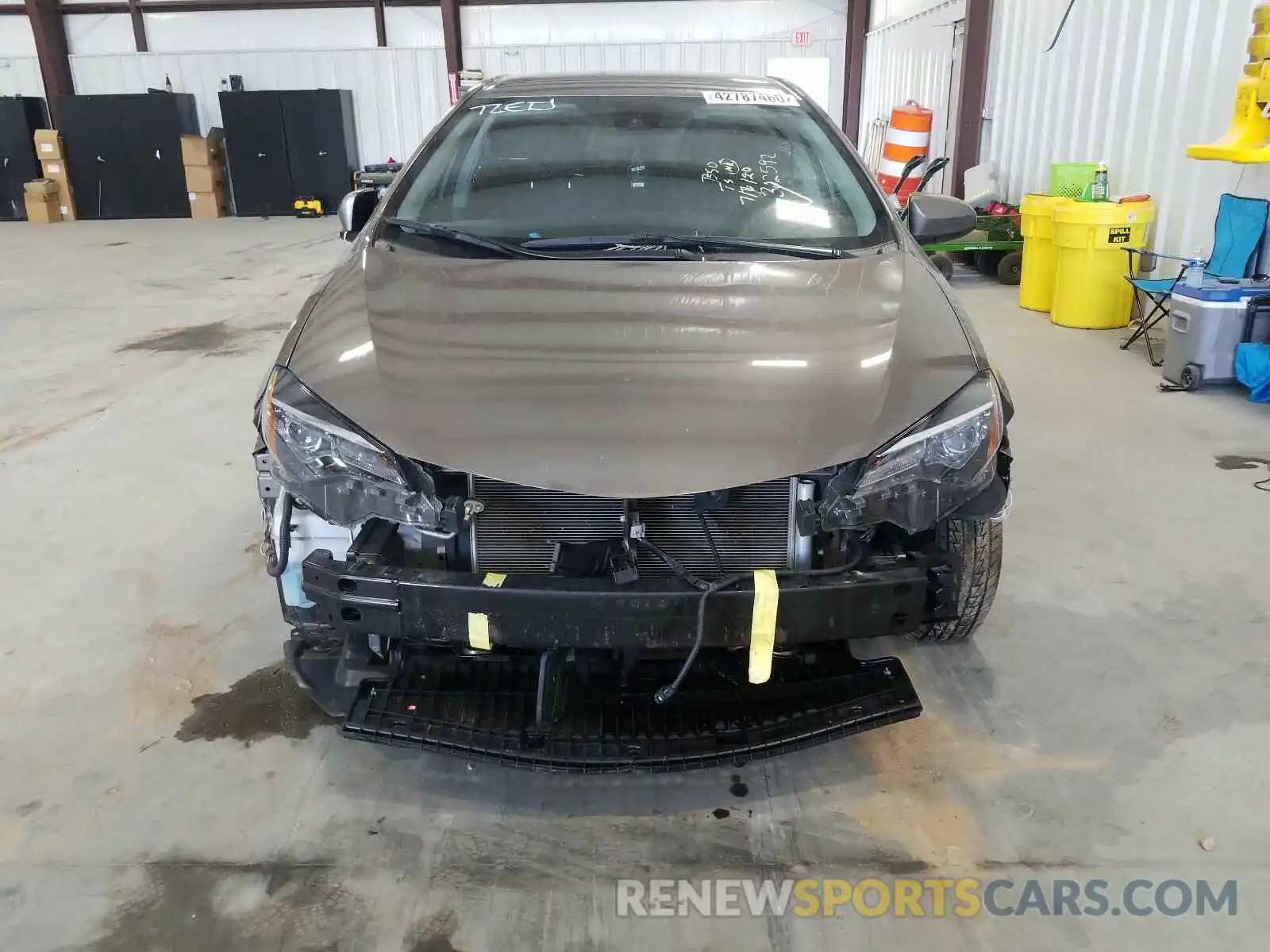 9 Photograph of a damaged car 2T1BURHE7KC209987 TOYOTA COROLLA 2019