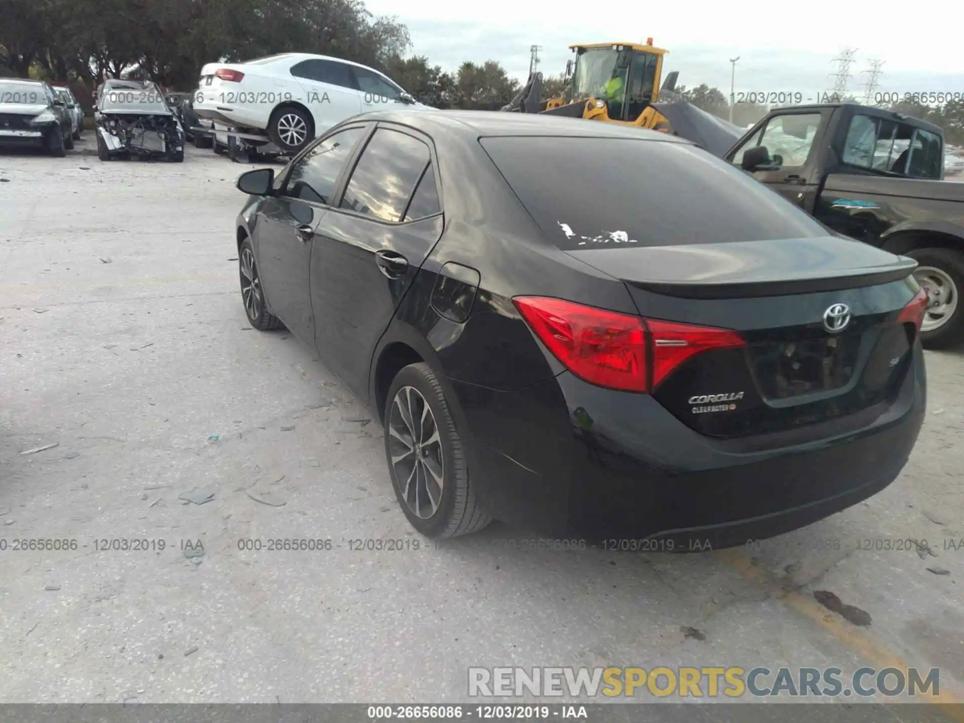 3 Photograph of a damaged car 2T1BURHE7KC210122 TOYOTA COROLLA 2019