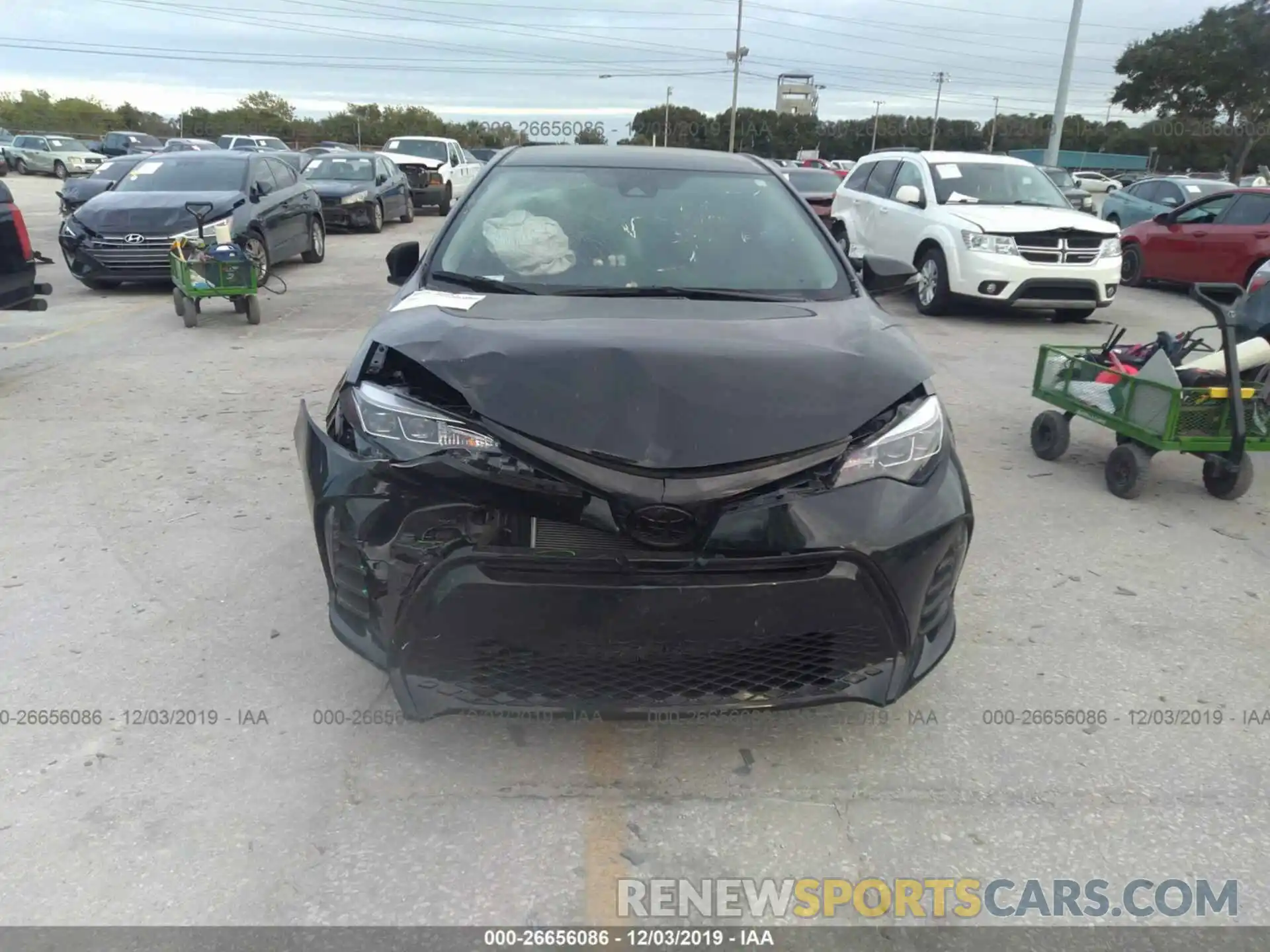 6 Photograph of a damaged car 2T1BURHE7KC210122 TOYOTA COROLLA 2019