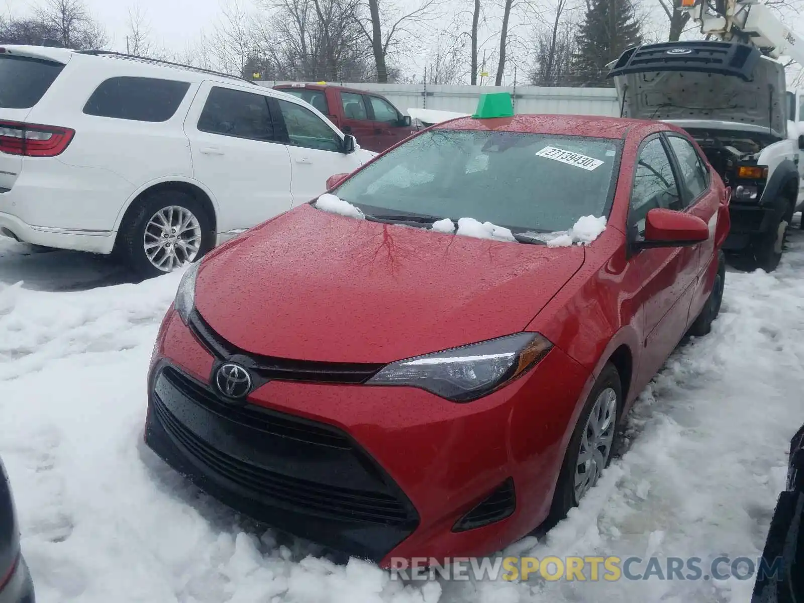 2 Photograph of a damaged car 2T1BURHE7KC210962 TOYOTA COROLLA 2019