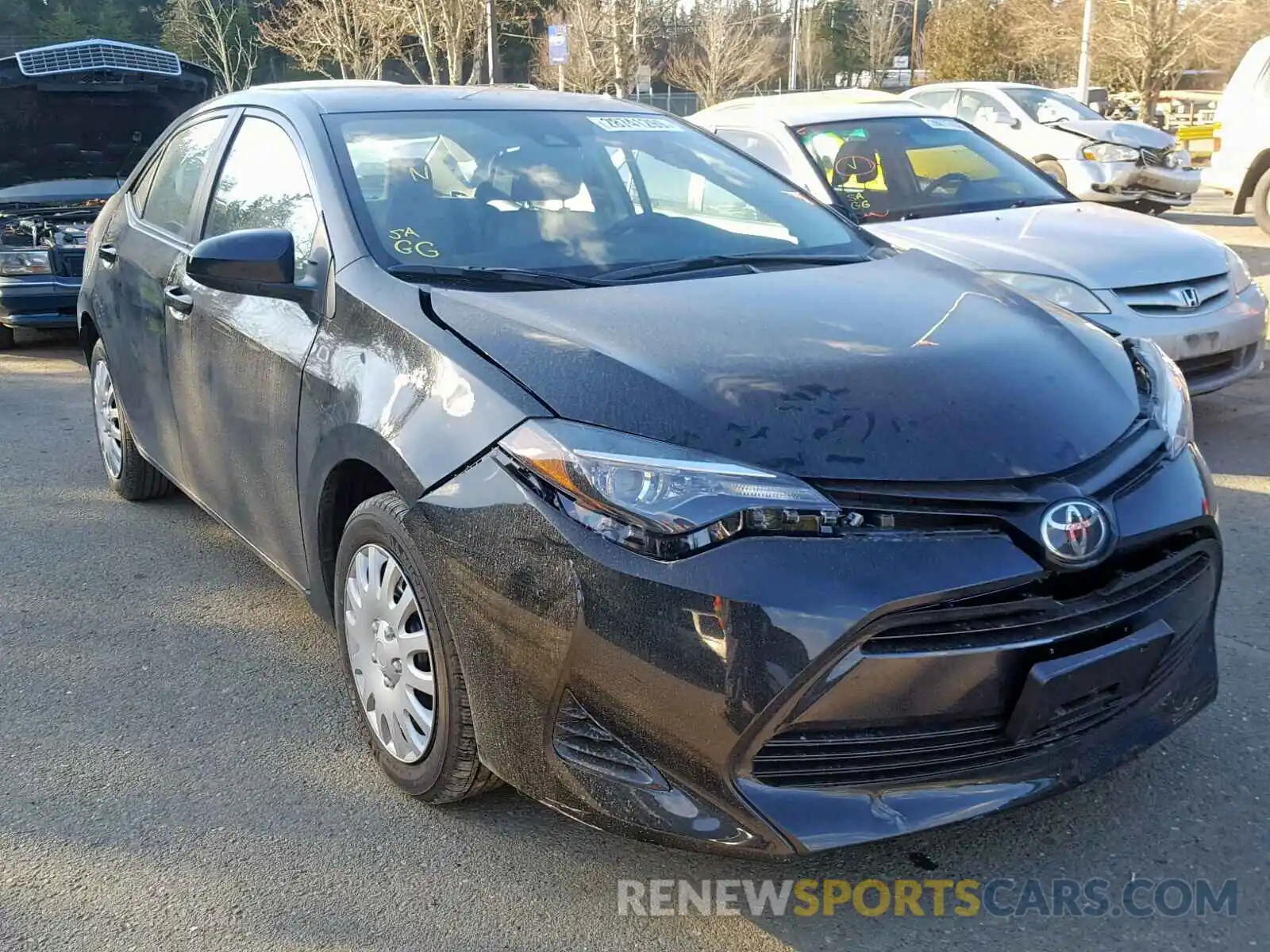 1 Photograph of a damaged car 2T1BURHE7KC211691 TOYOTA COROLLA 2019