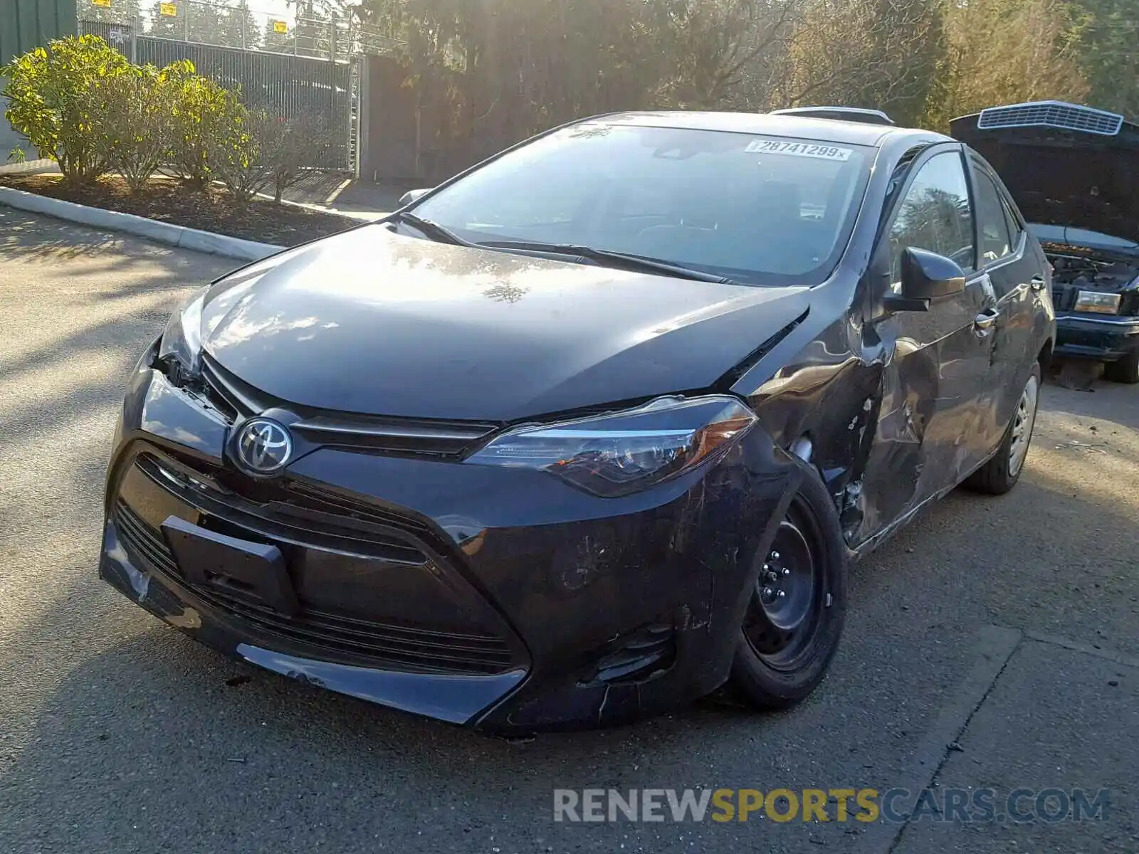 2 Photograph of a damaged car 2T1BURHE7KC211691 TOYOTA COROLLA 2019