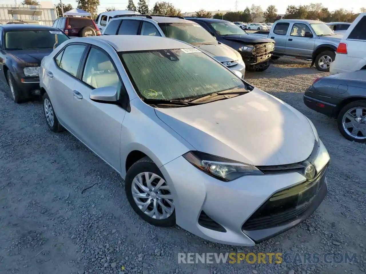 1 Photograph of a damaged car 2T1BURHE7KC212534 TOYOTA COROLLA 2019