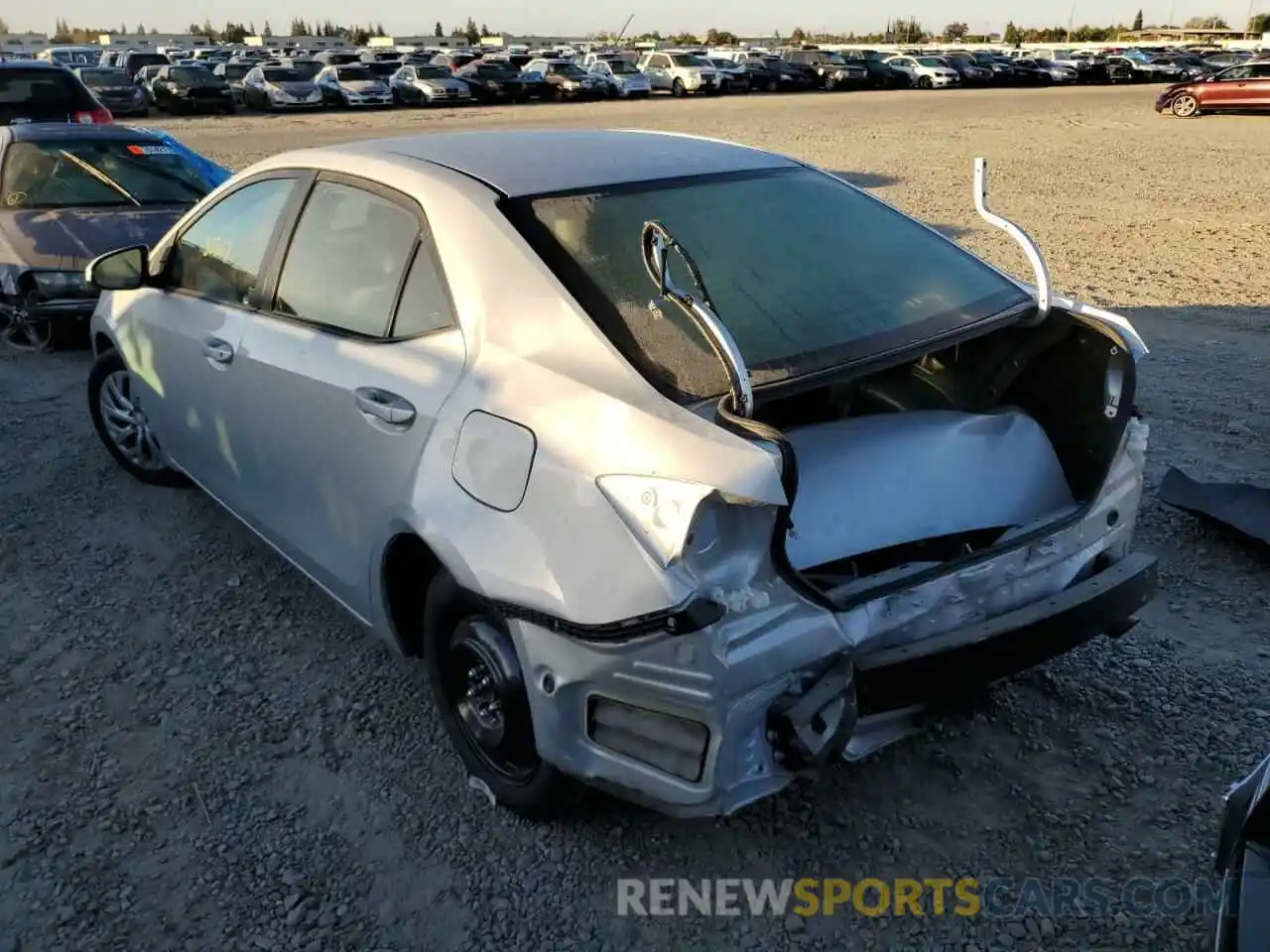 9 Photograph of a damaged car 2T1BURHE7KC212534 TOYOTA COROLLA 2019