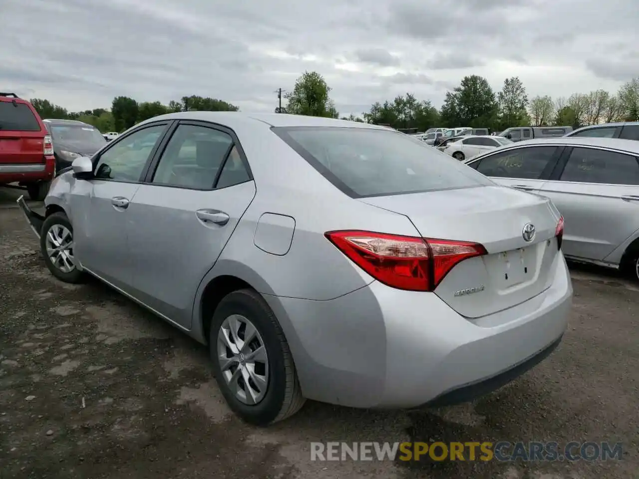 3 Photograph of a damaged car 2T1BURHE7KC212954 TOYOTA COROLLA 2019