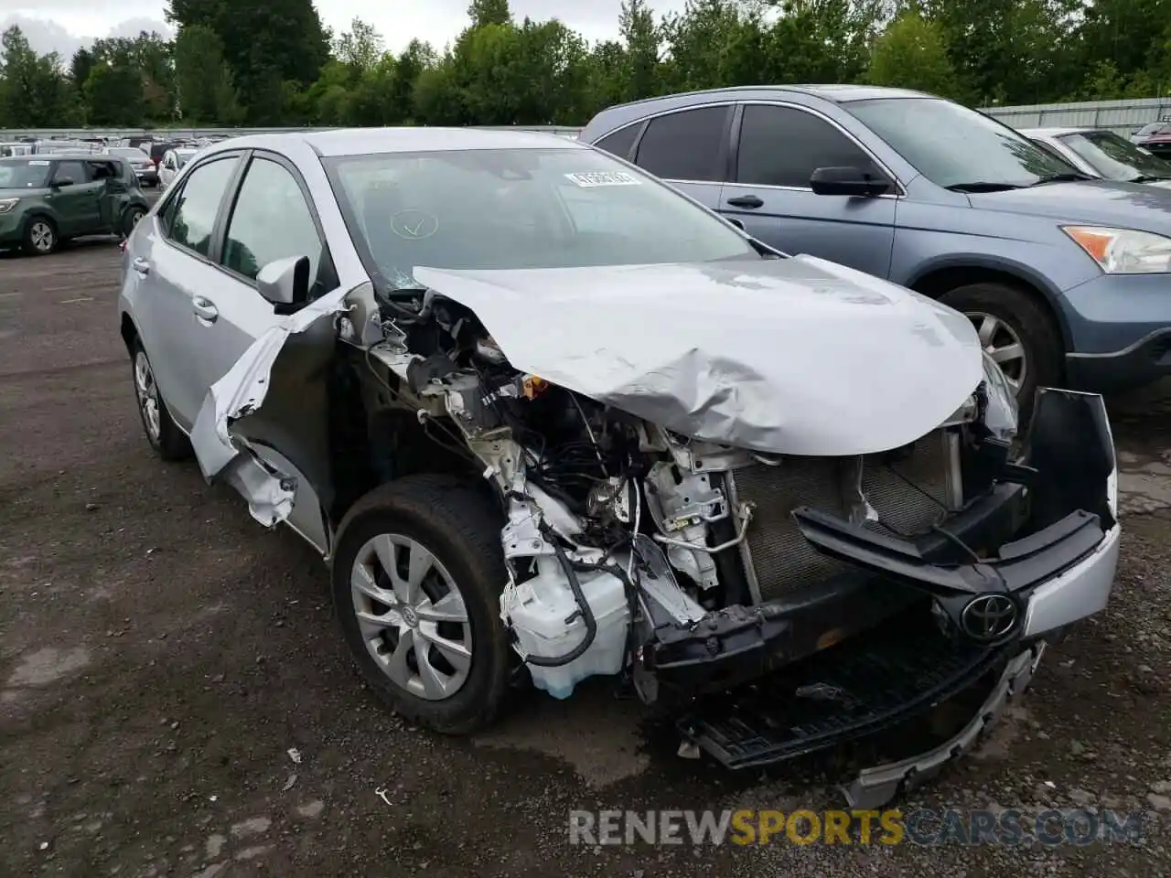 9 Photograph of a damaged car 2T1BURHE7KC212954 TOYOTA COROLLA 2019