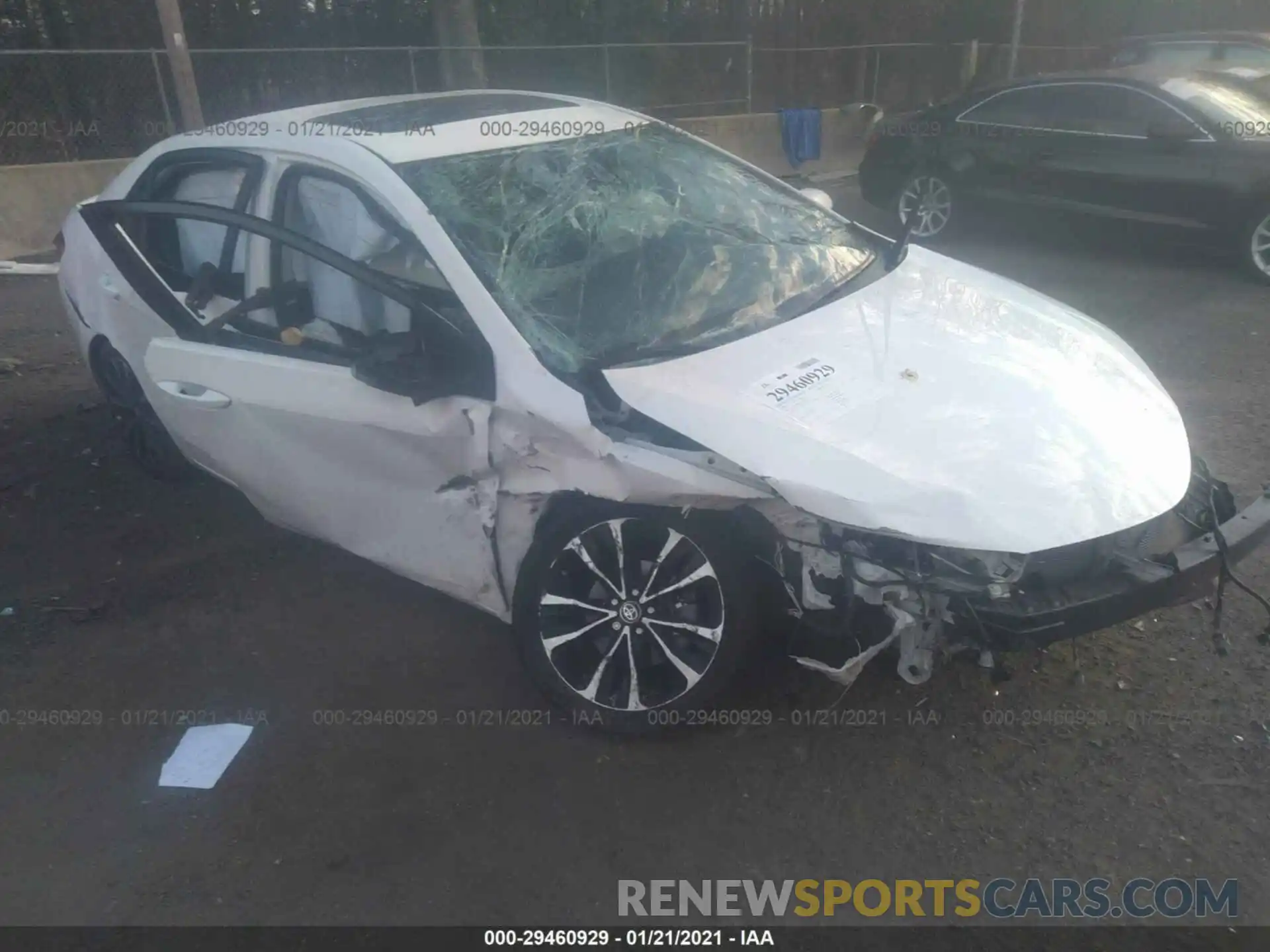 1 Photograph of a damaged car 2T1BURHE7KC213201 TOYOTA COROLLA 2019