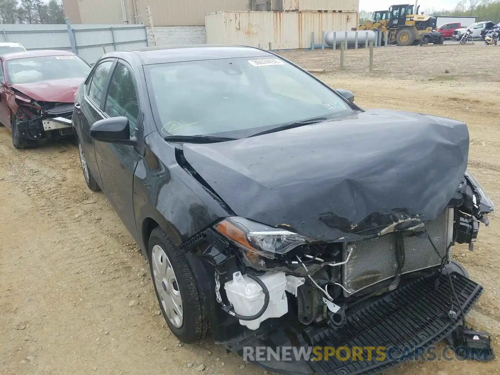 1 Photograph of a damaged car 2T1BURHE7KC213442 TOYOTA COROLLA 2019