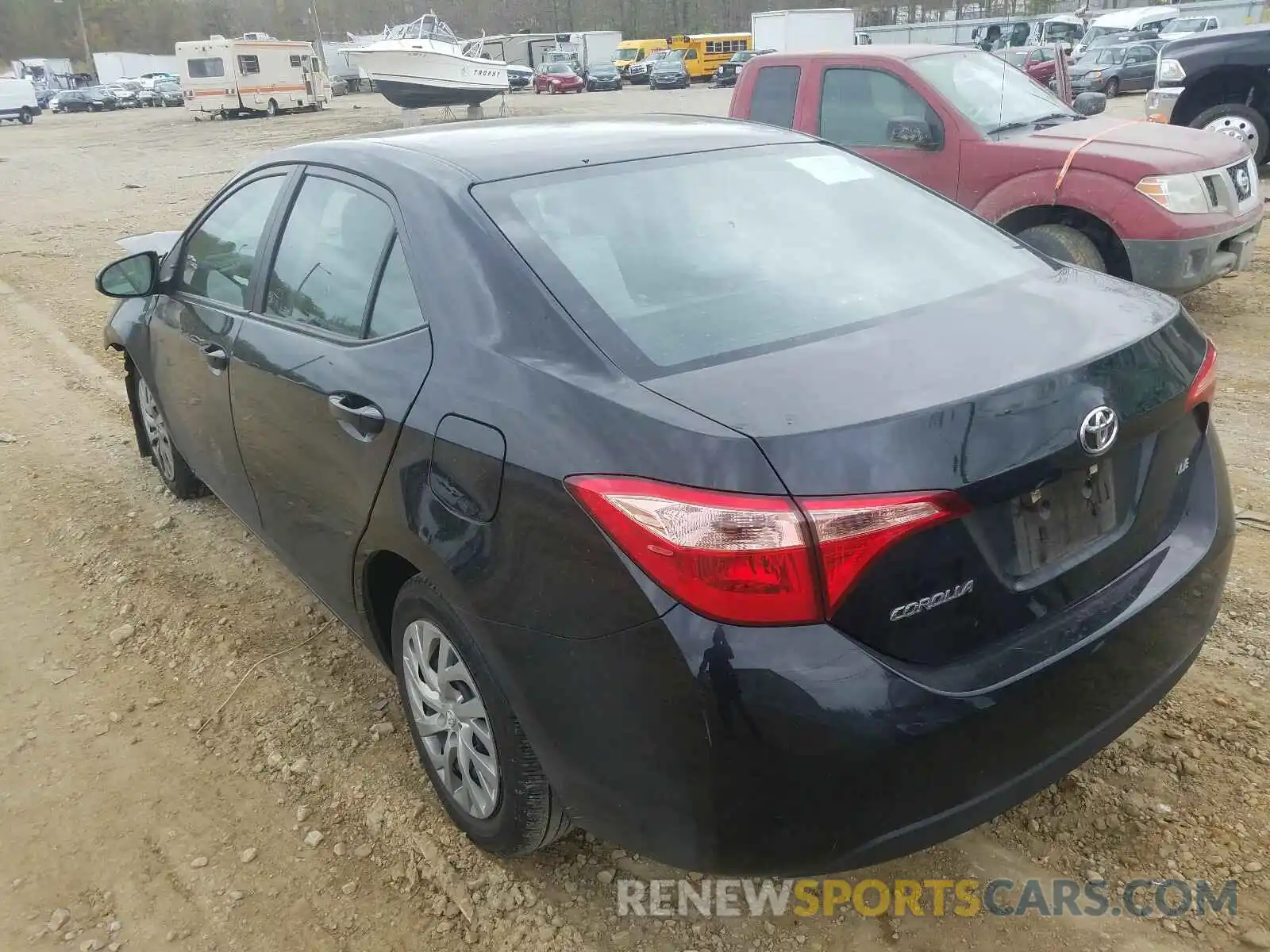 3 Photograph of a damaged car 2T1BURHE7KC213442 TOYOTA COROLLA 2019