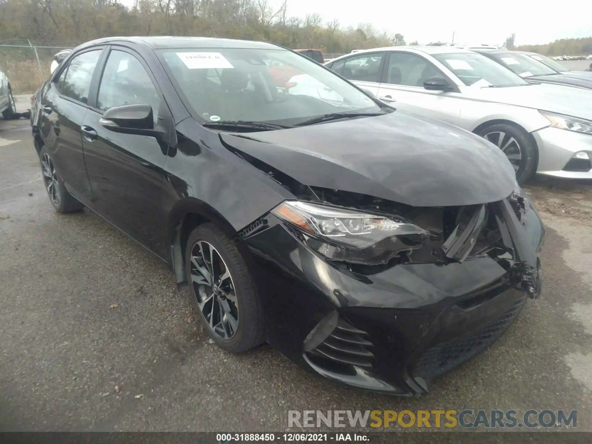 1 Photograph of a damaged car 2T1BURHE7KC213814 TOYOTA COROLLA 2019