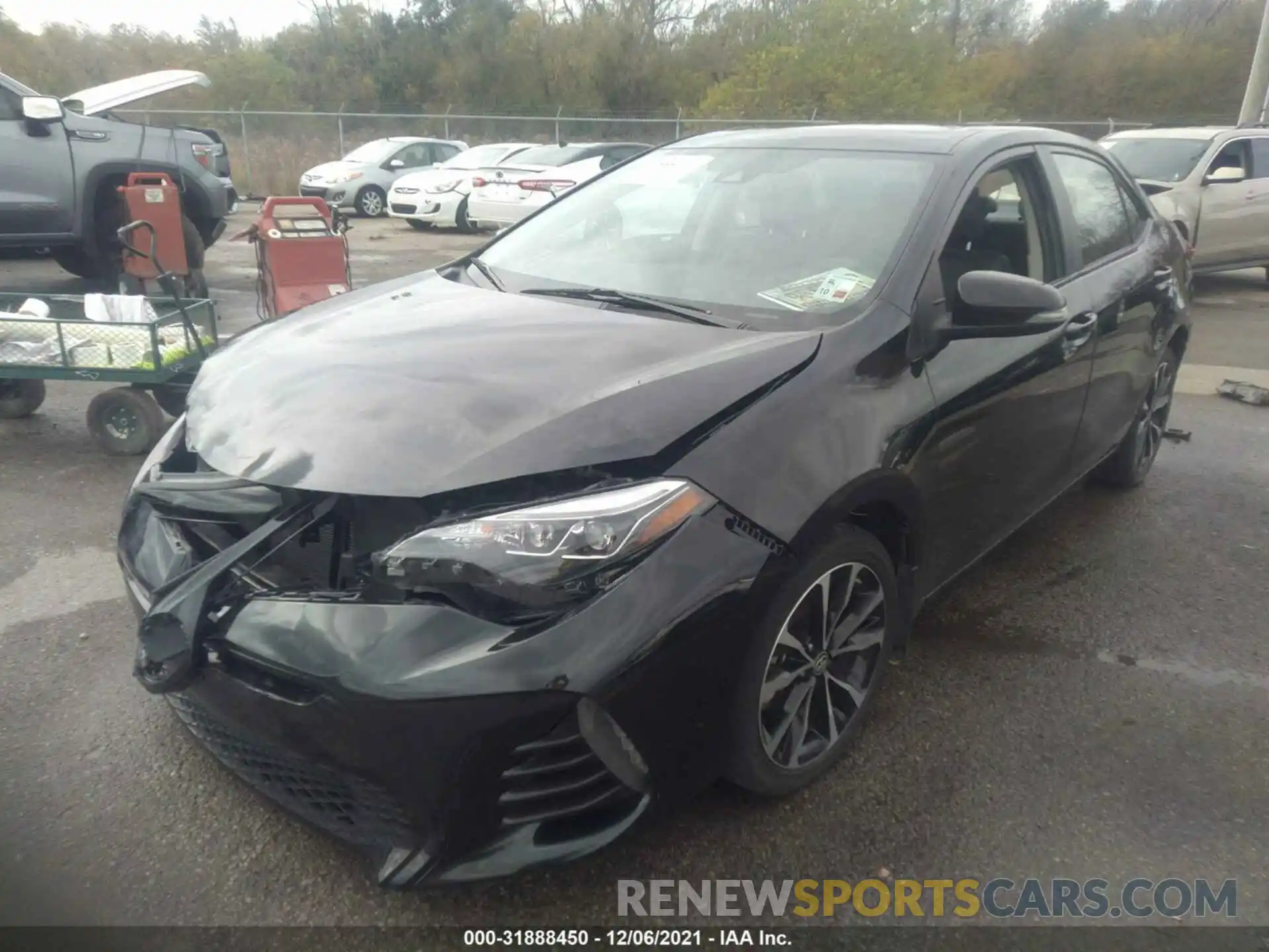 2 Photograph of a damaged car 2T1BURHE7KC213814 TOYOTA COROLLA 2019