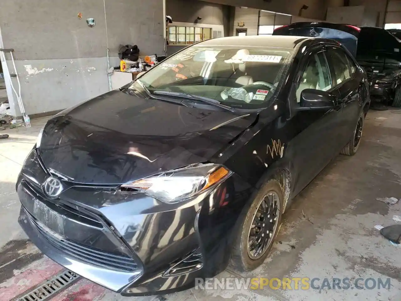 2 Photograph of a damaged car 2T1BURHE7KC213991 TOYOTA COROLLA 2019