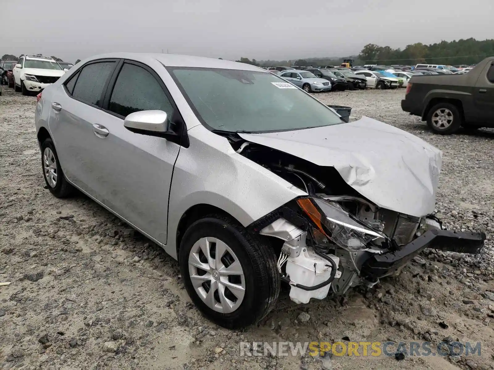 1 Photograph of a damaged car 2T1BURHE7KC214235 TOYOTA COROLLA 2019