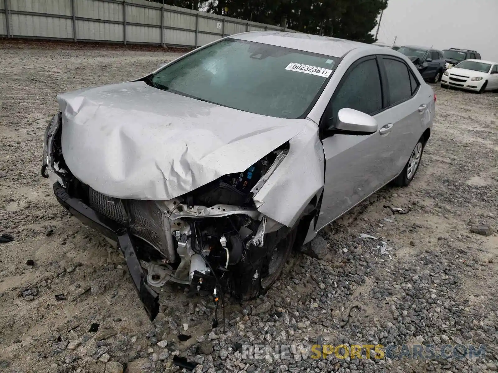 2 Photograph of a damaged car 2T1BURHE7KC214235 TOYOTA COROLLA 2019