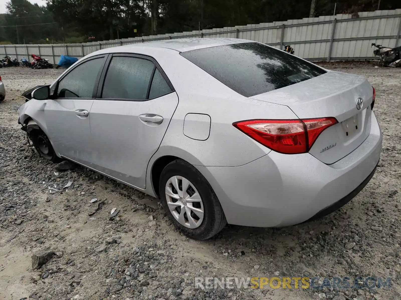 3 Photograph of a damaged car 2T1BURHE7KC214235 TOYOTA COROLLA 2019