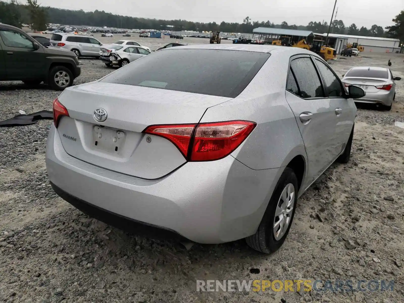 4 Photograph of a damaged car 2T1BURHE7KC214235 TOYOTA COROLLA 2019