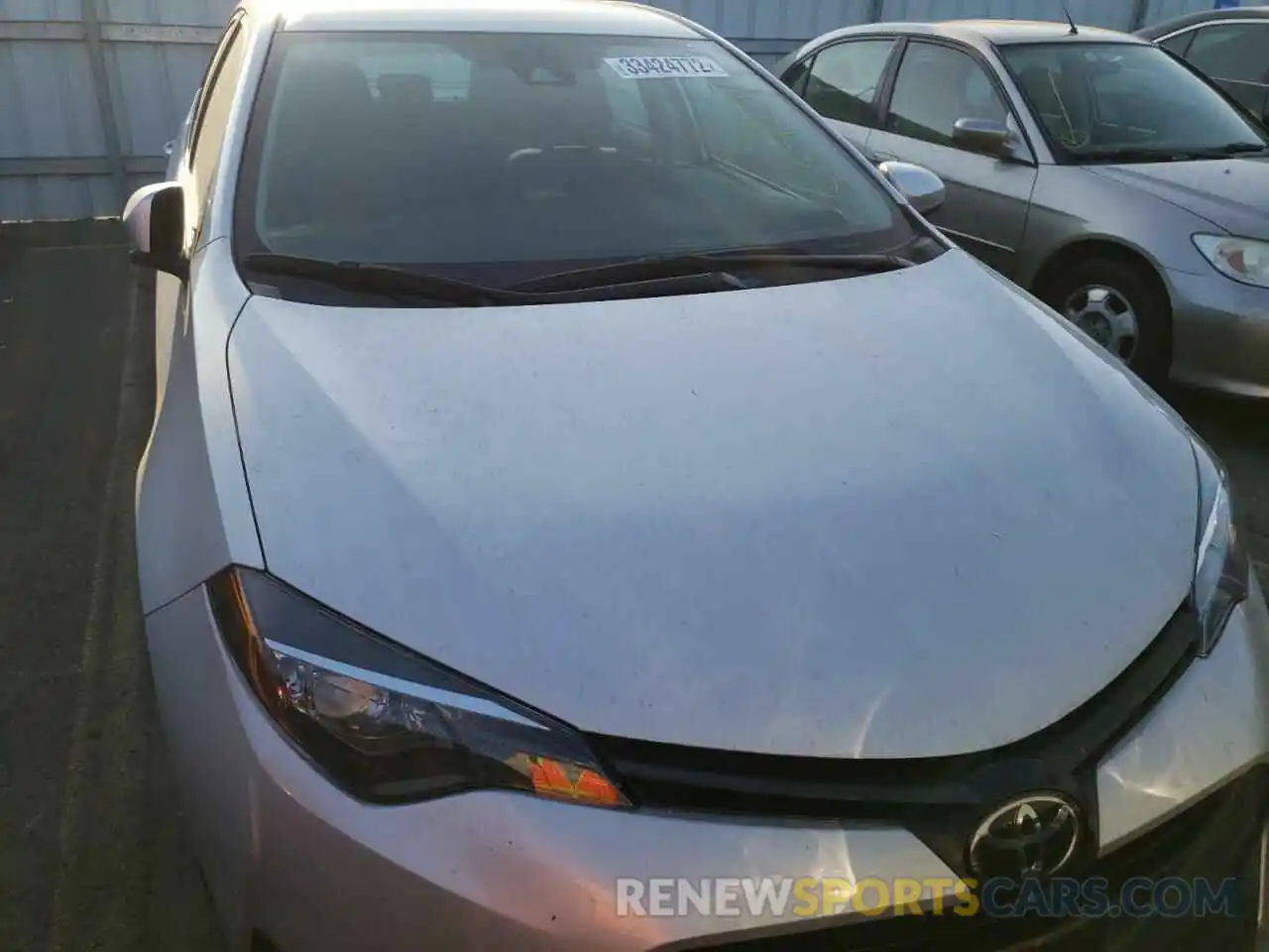 9 Photograph of a damaged car 2T1BURHE7KC214459 TOYOTA COROLLA 2019