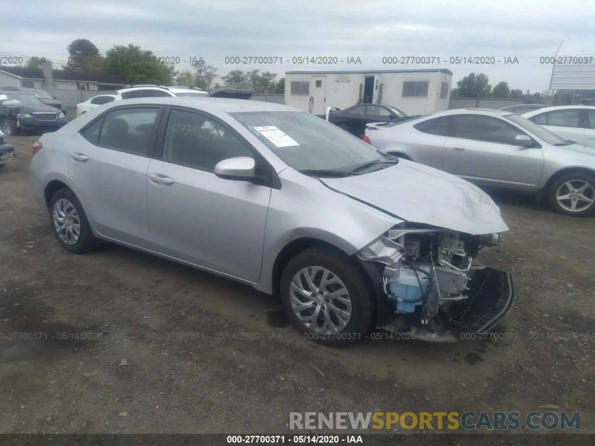 1 Photograph of a damaged car 2T1BURHE7KC214770 TOYOTA COROLLA 2019