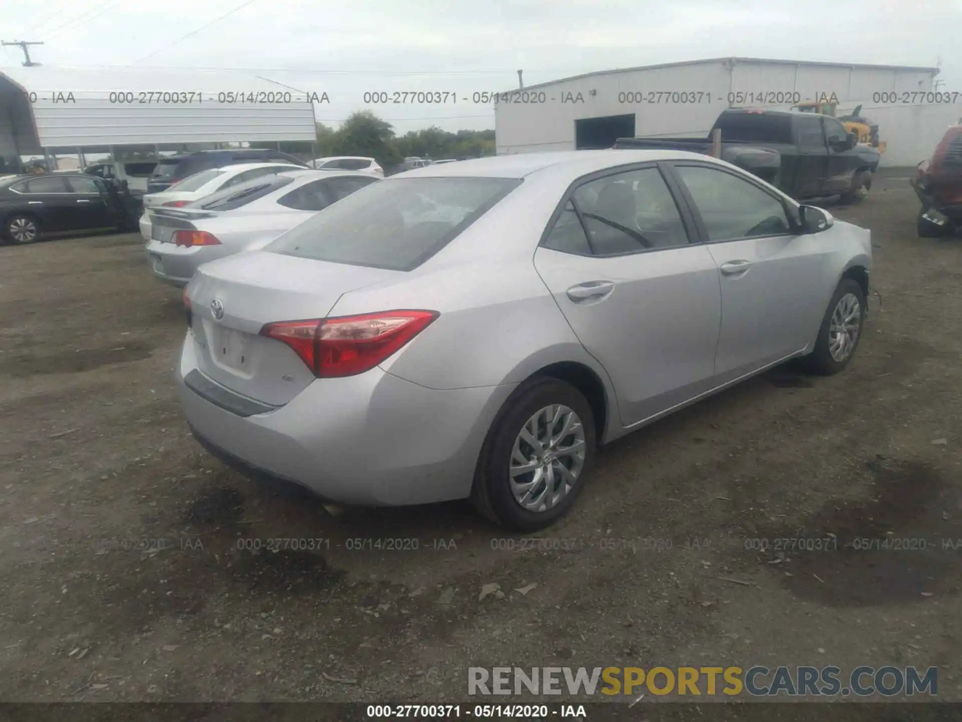 4 Photograph of a damaged car 2T1BURHE7KC214770 TOYOTA COROLLA 2019