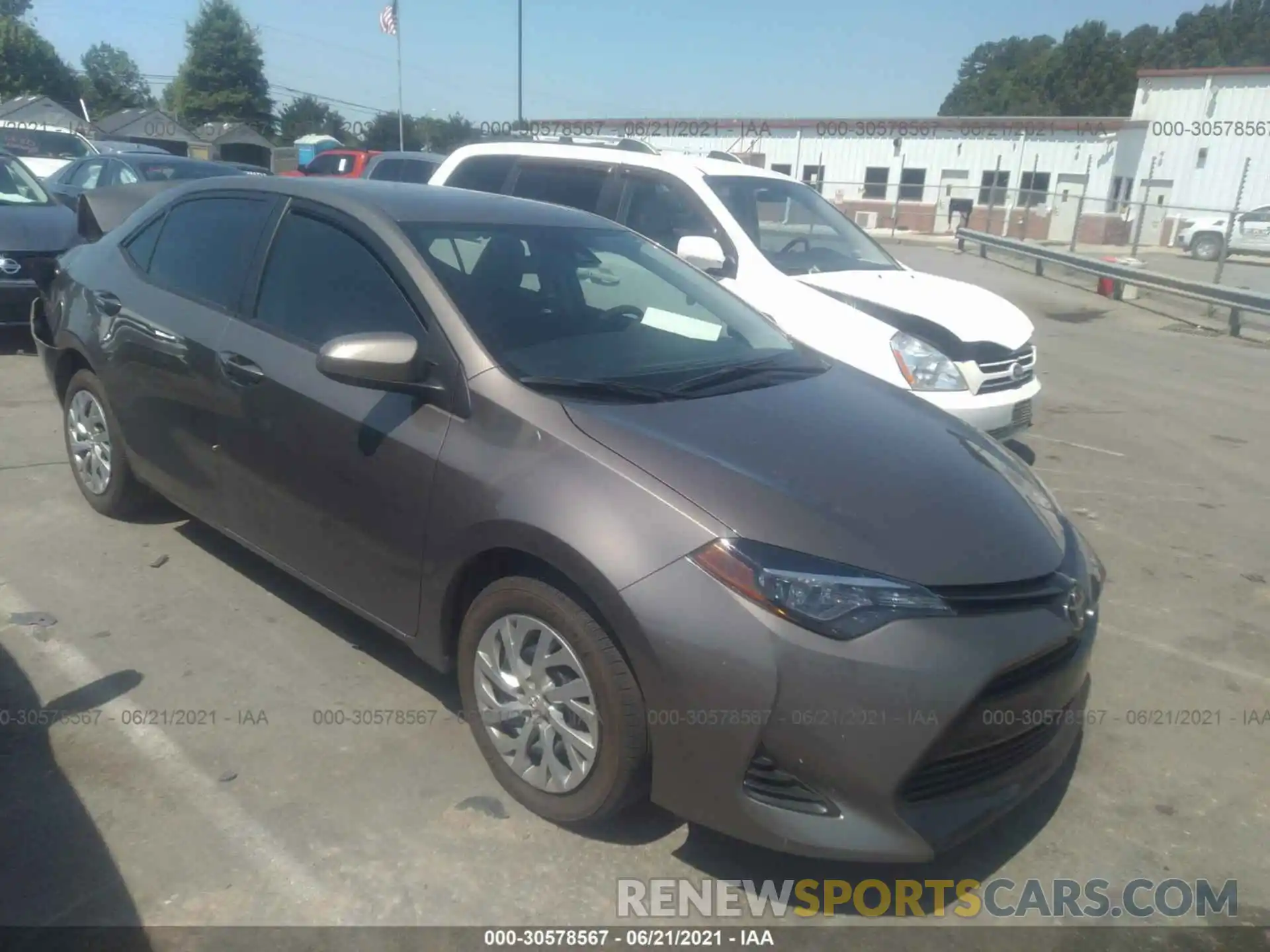 1 Photograph of a damaged car 2T1BURHE7KC214901 TOYOTA COROLLA 2019